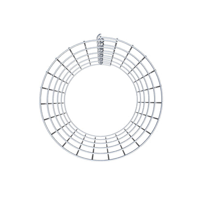 Coluna de gabião com diâmetro de 37 cm, MW 5 x 10 cm redondo