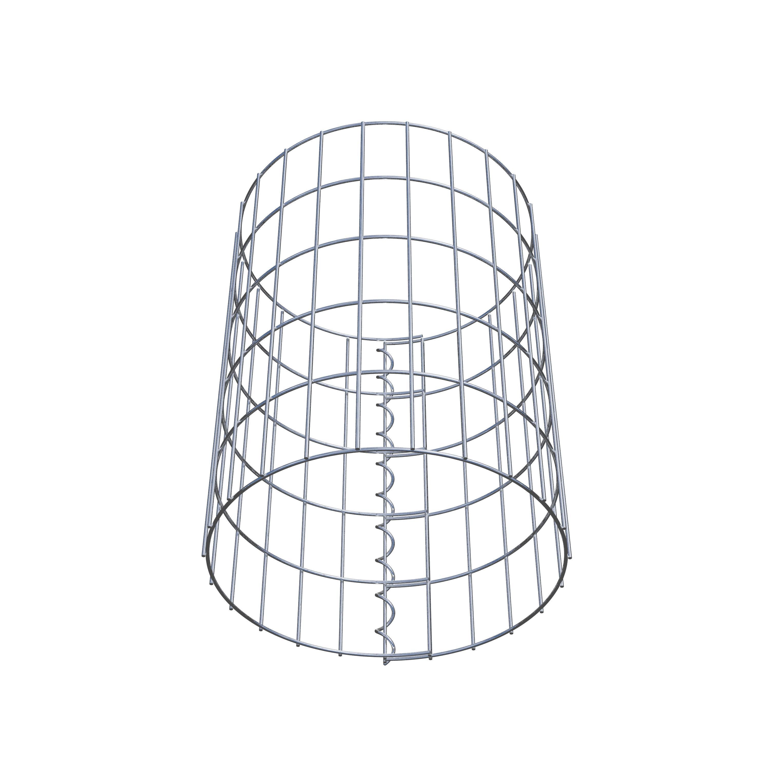 Schanskorf kolom diameter 37 cm, MW 5 x 10 cm rond