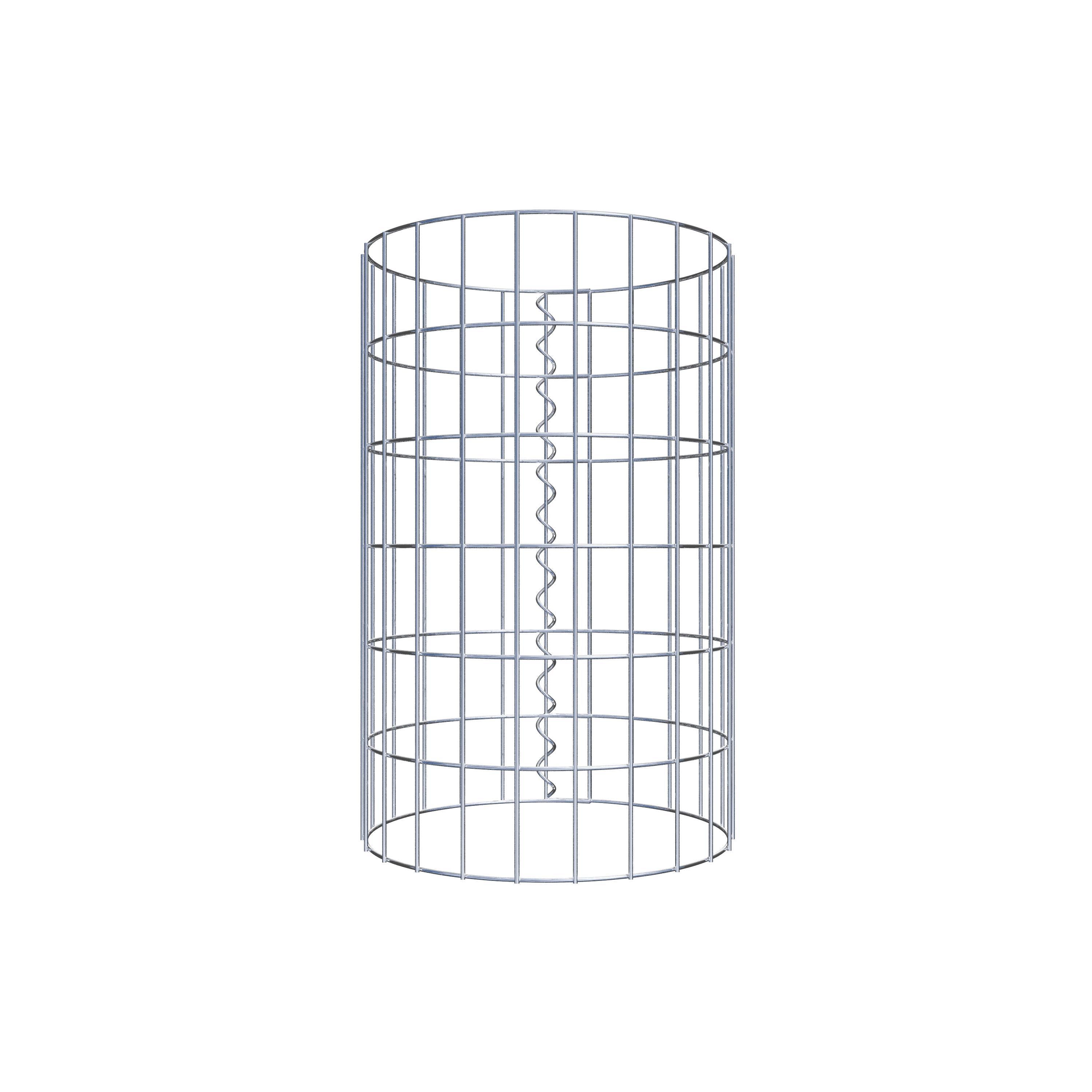 Schanskorf kolom diameter 37 cm, MW 5 x 10 cm rond