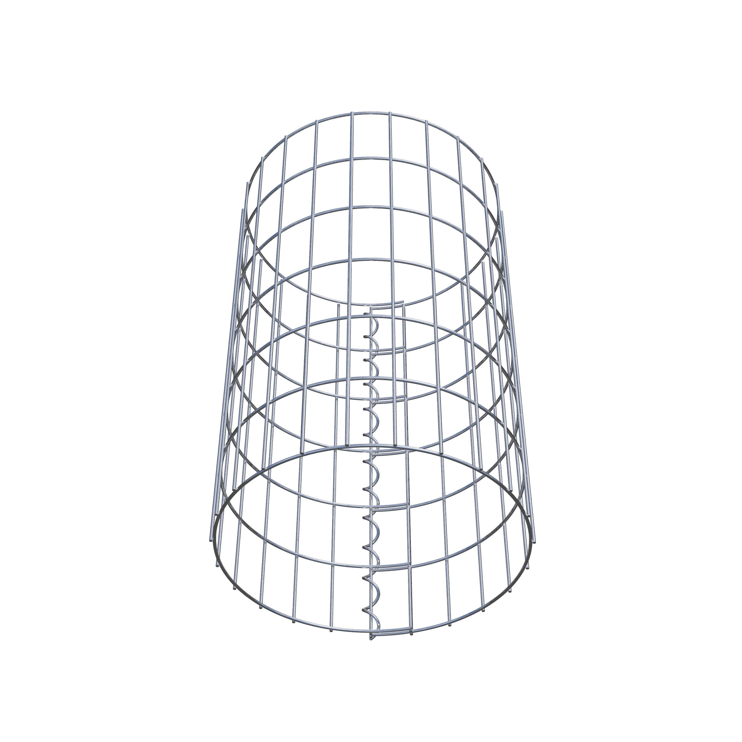 Schanskorf kolom diameter 37 cm, MW 5 x 10 cm rond