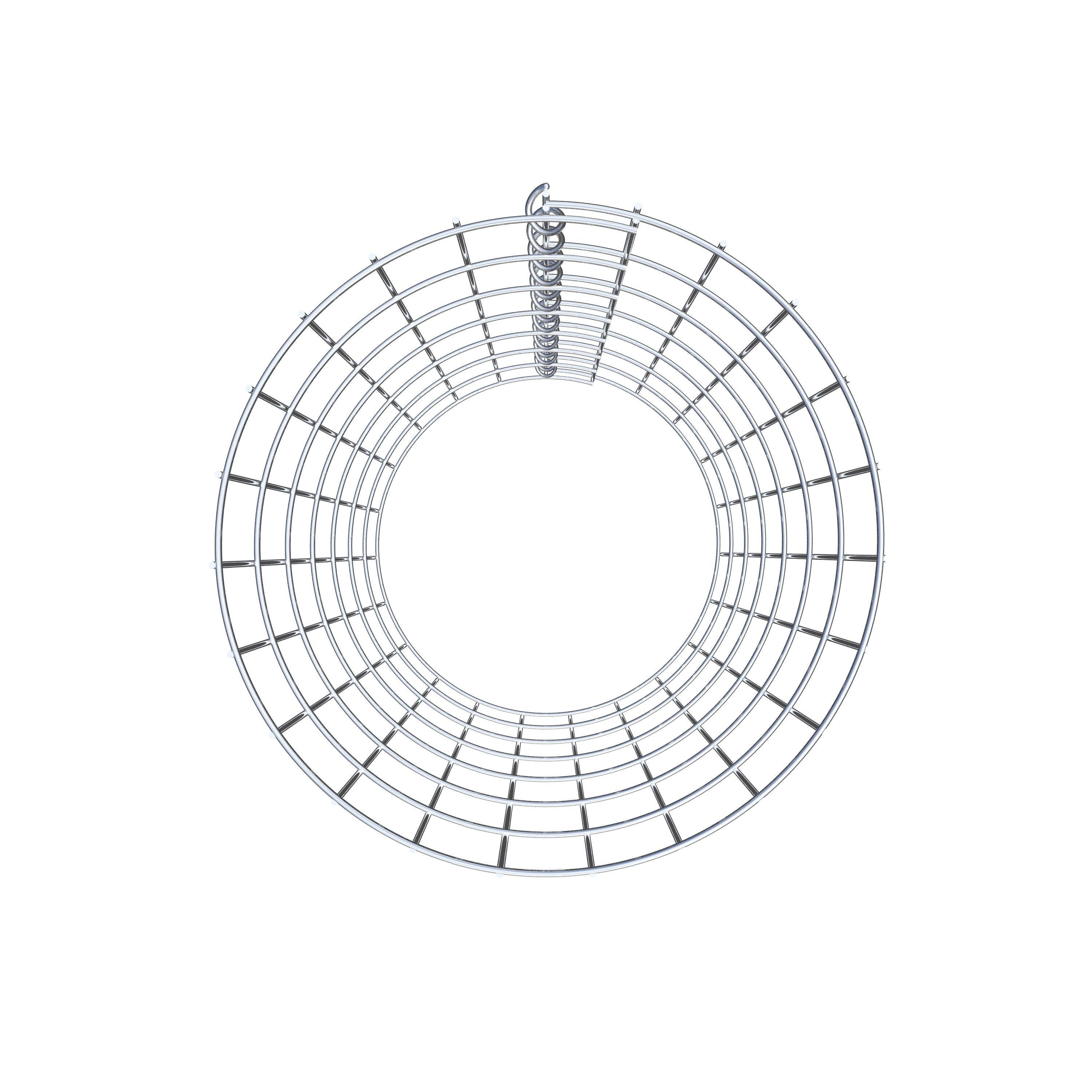 Schanskorf kolom diameter 37 cm, MW 5 x 10 cm rond