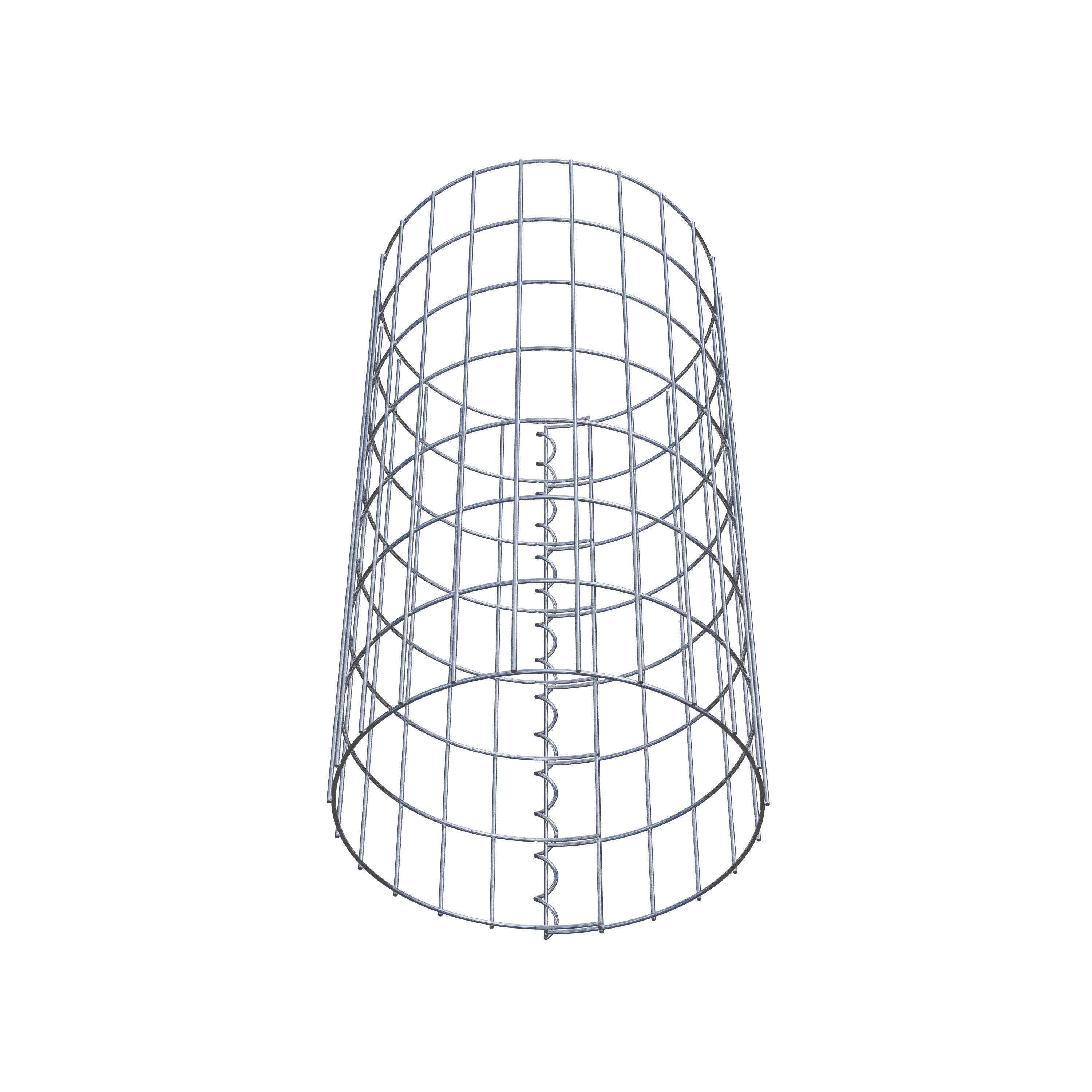 Schanskorf kolom diameter 37 cm, MW 5 x 10 cm rond