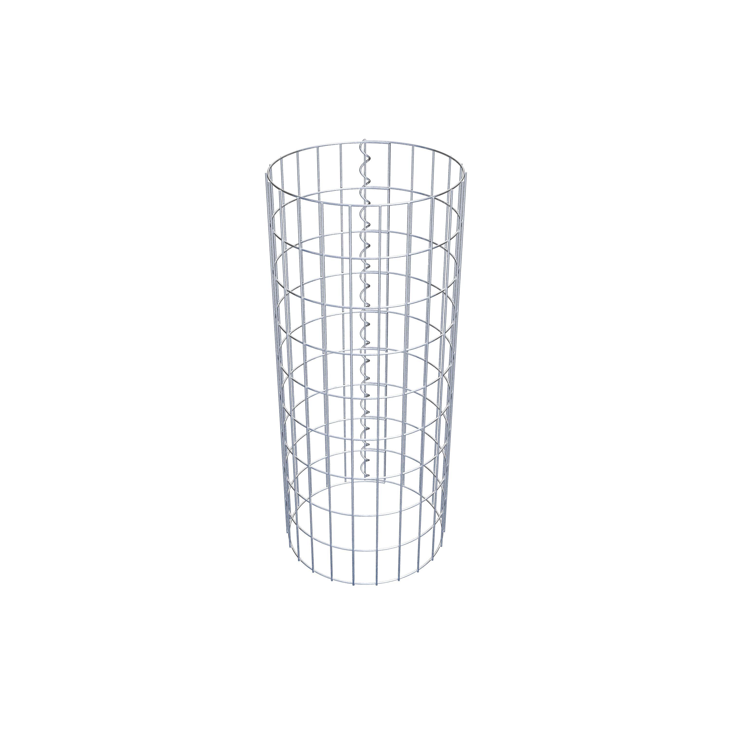 Schanskorf kolom diameter 37 cm, MW 5 x 10 cm rond