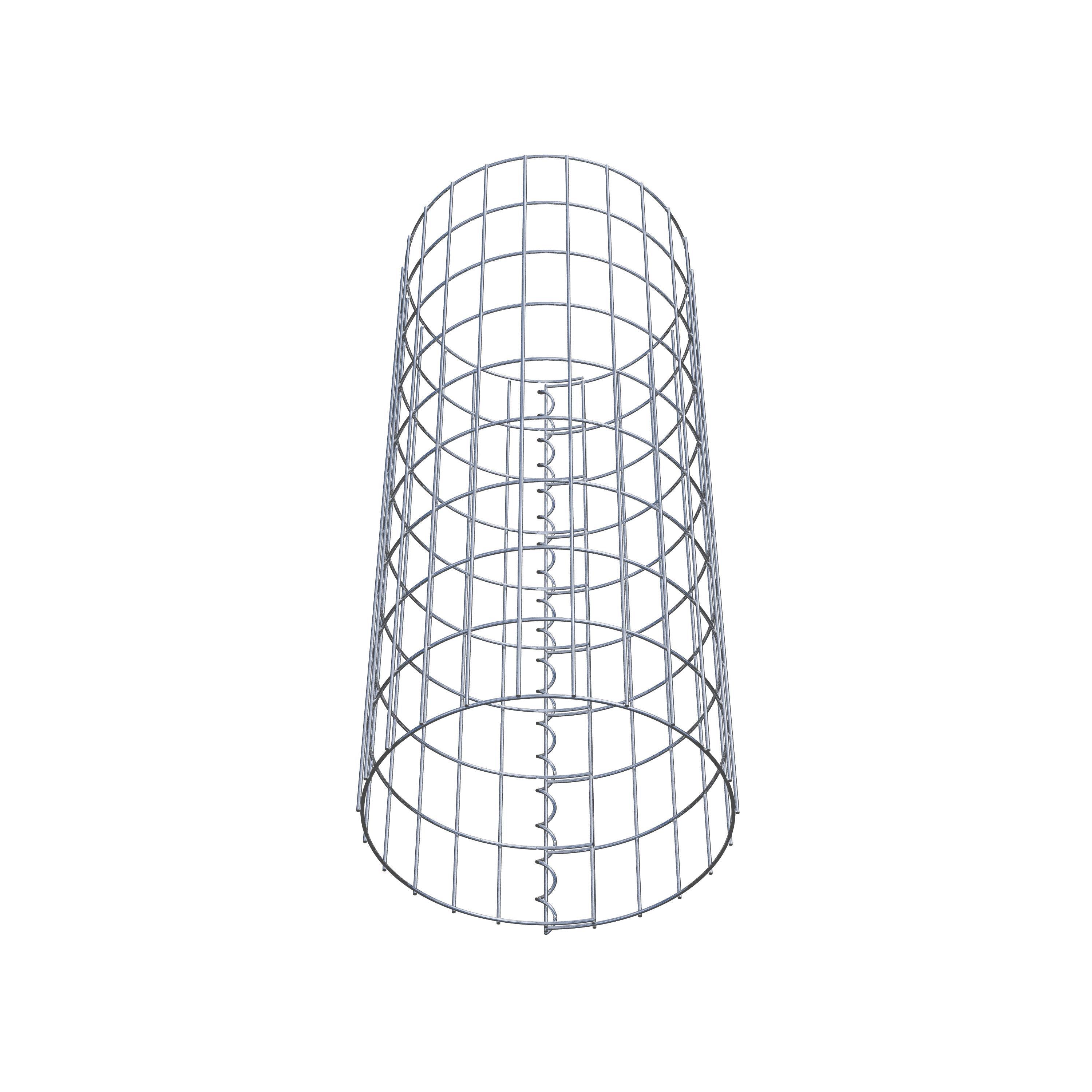 Schanskorf kolom diameter 37 cm, MW 5 x 10 cm rond