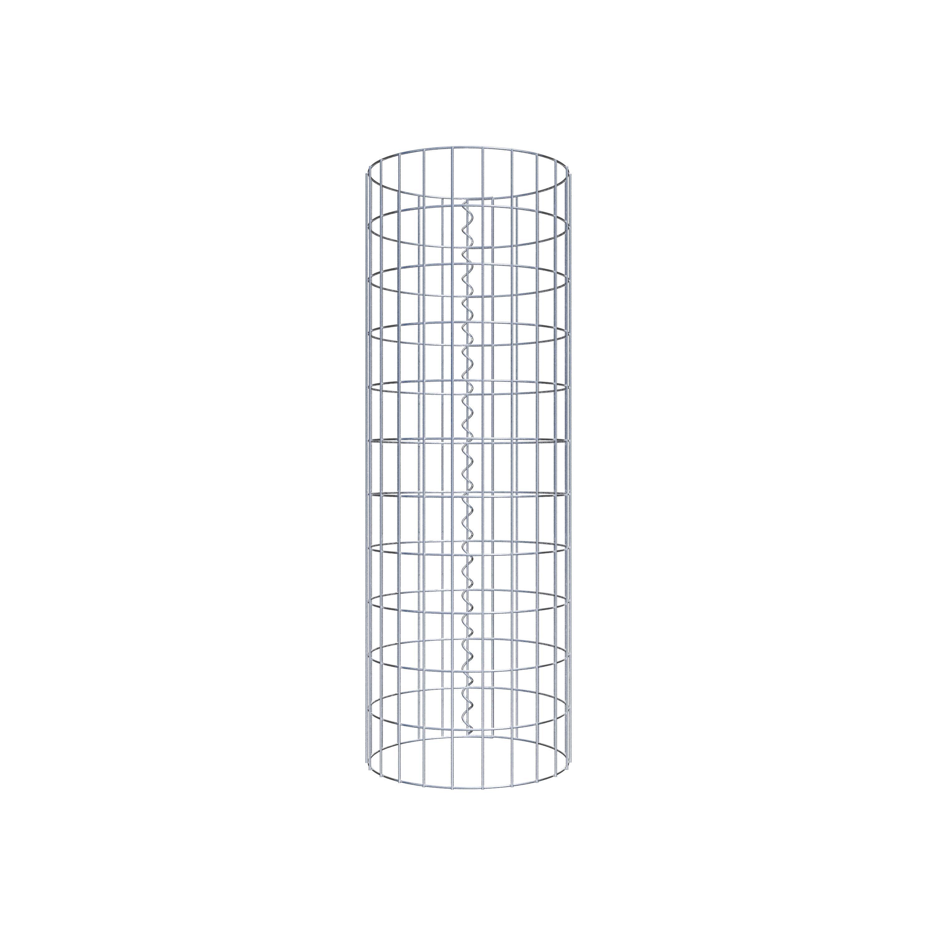 Schanskorf kolom diameter 37 cm, MW 5 x 10 cm rond