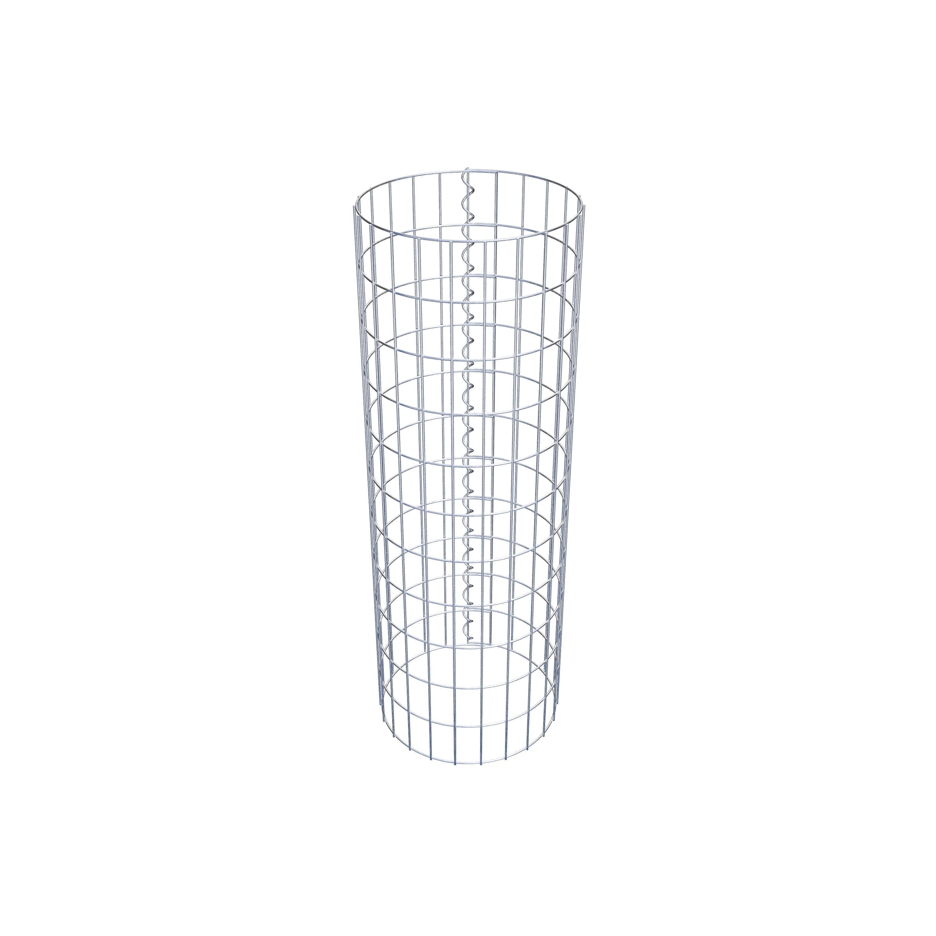 Schanskorf kolom diameter 37 cm, MW 5 x 10 cm rond