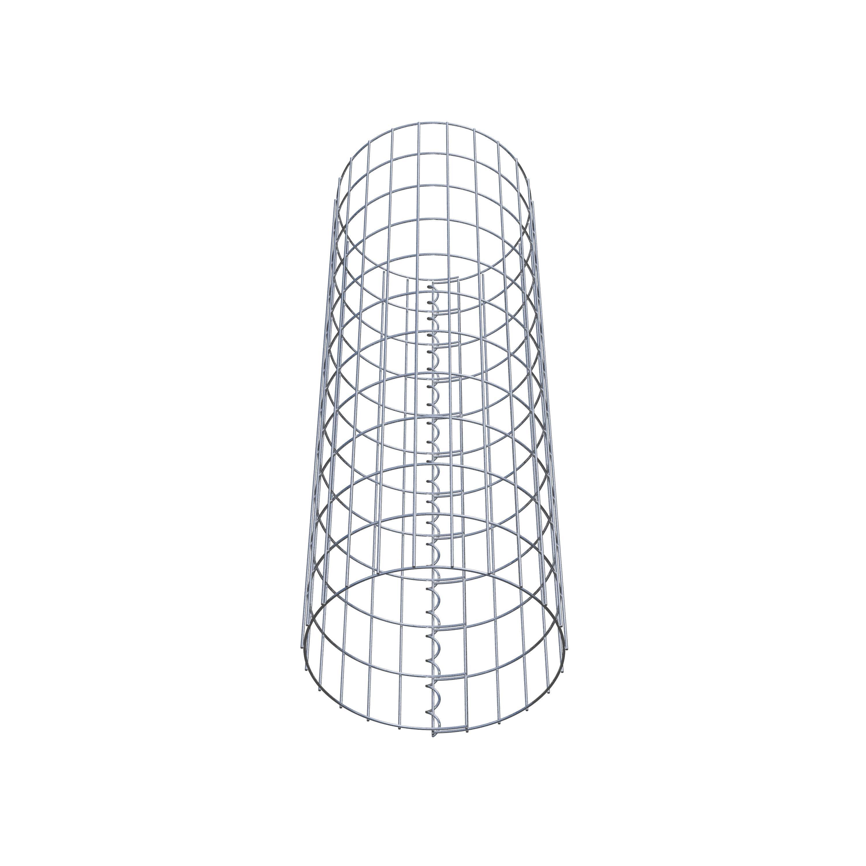 Schanskorf kolom diameter 37 cm, MW 5 x 10 cm rond