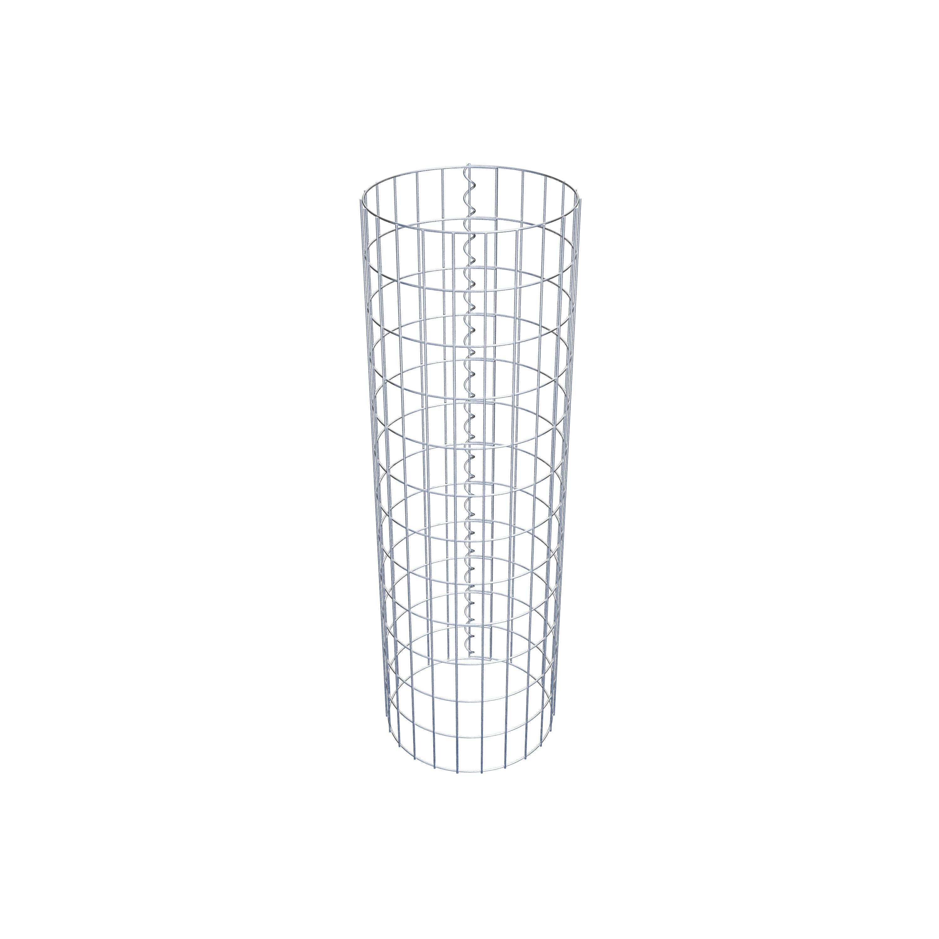 Schanskorf kolom diameter 37 cm, MW 5 x 10 cm rond