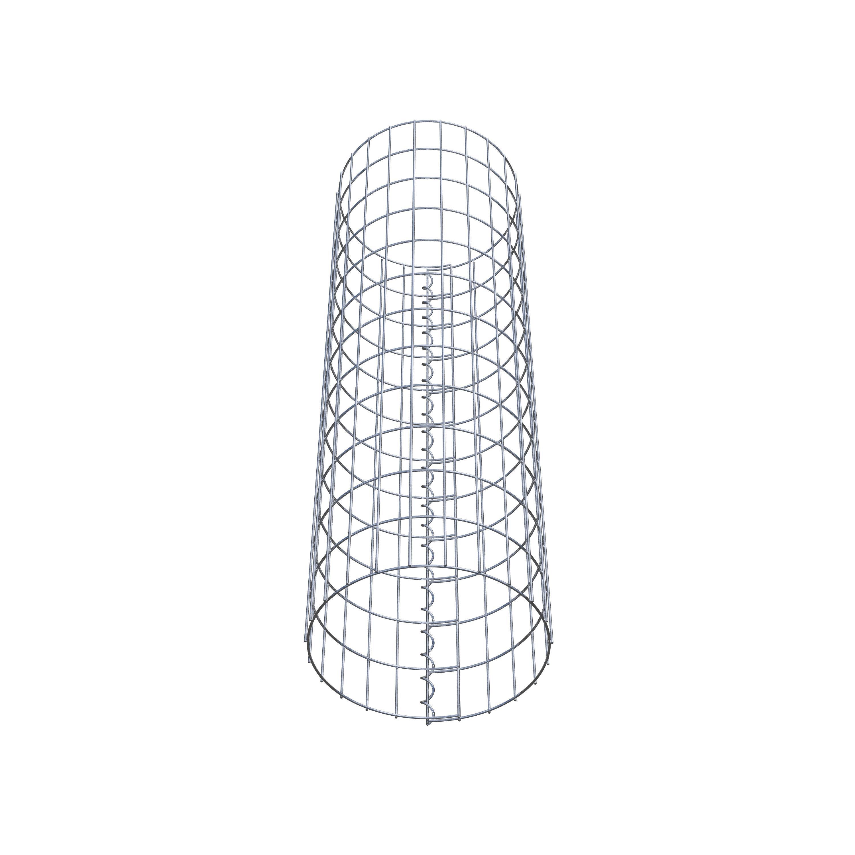 Schanskorf kolom diameter 37 cm, MW 5 x 10 cm rond