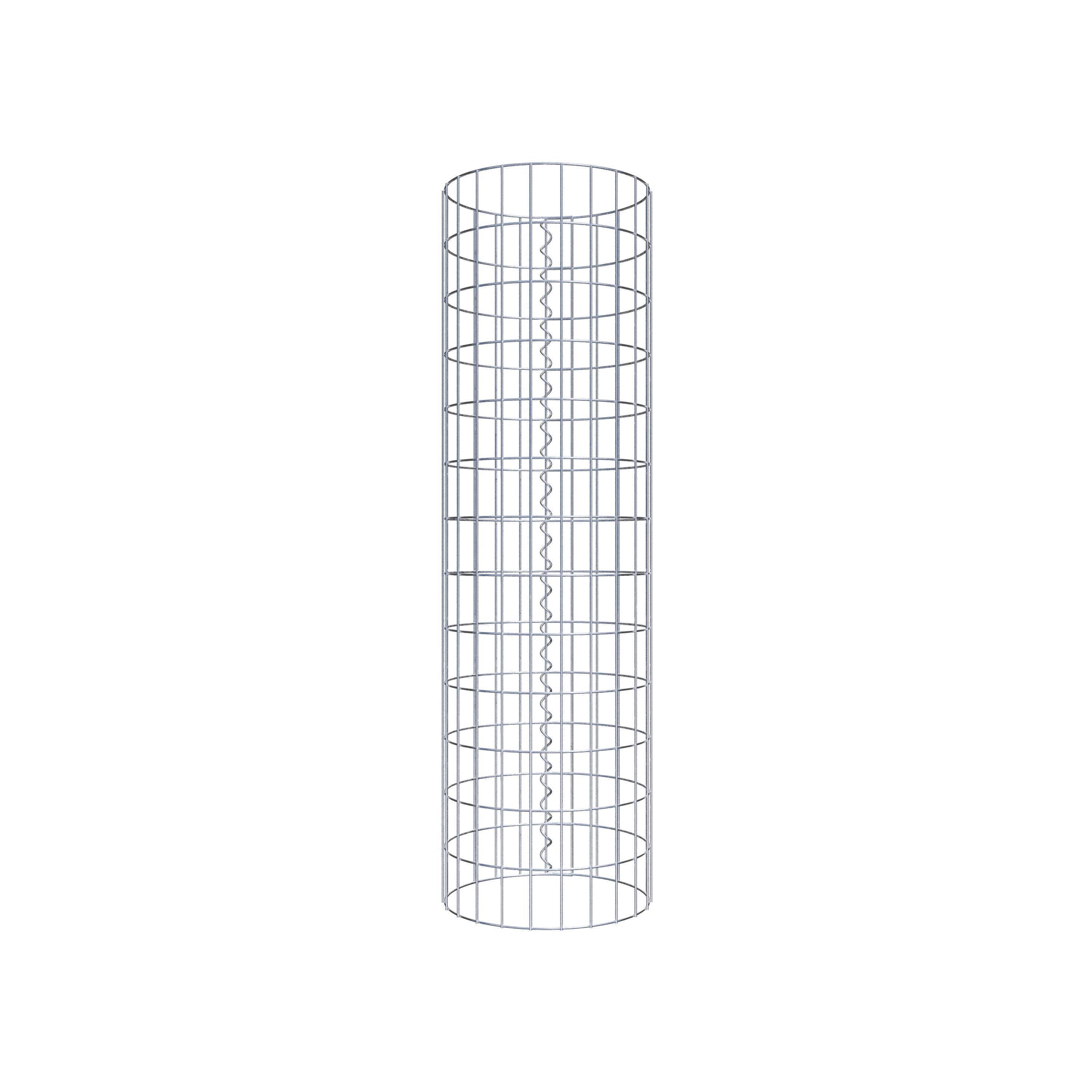 Schanskorf kolom diameter 37 cm, MW 5 x 10 cm rond