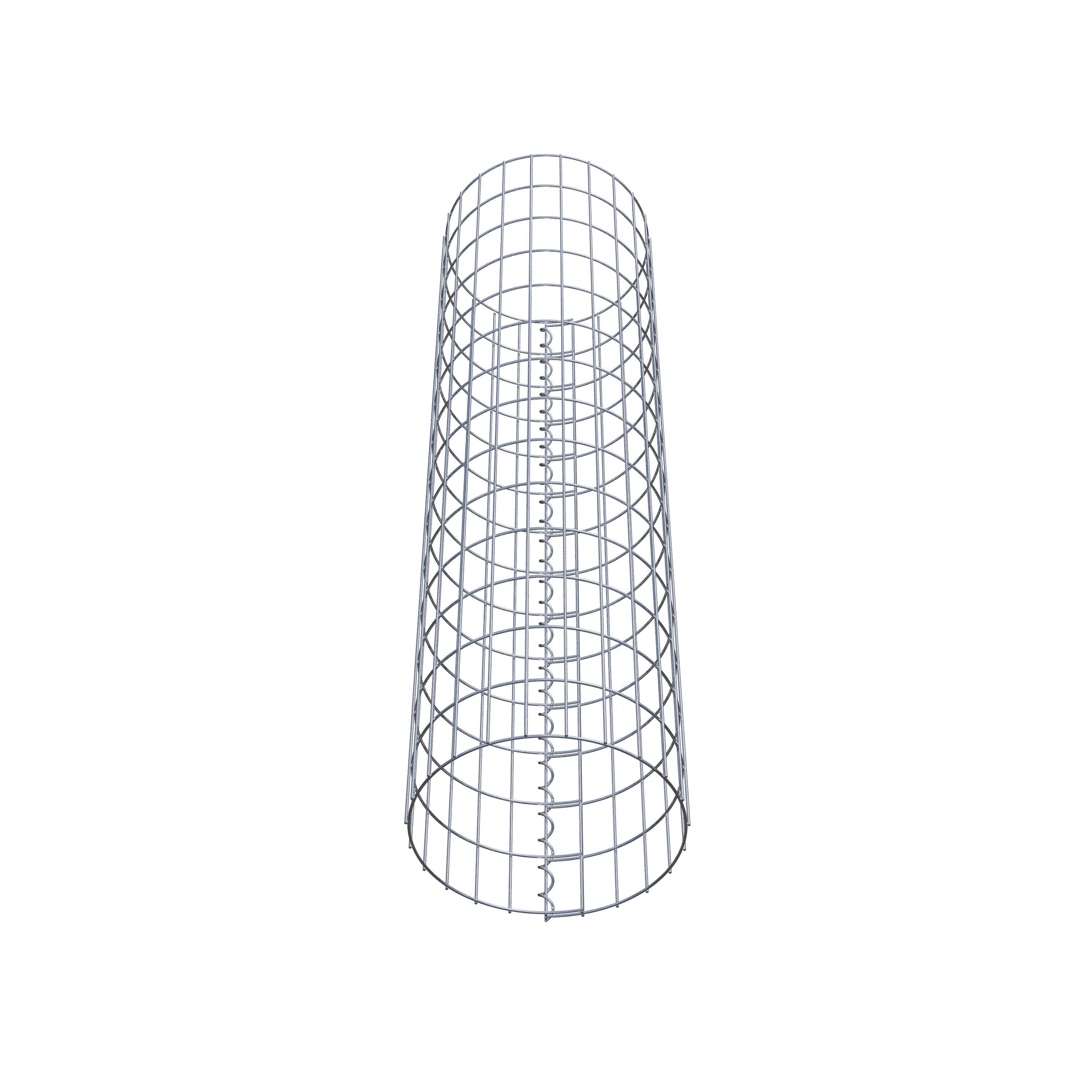 Schanskorf kolom diameter 37 cm, MW 5 x 10 cm rond