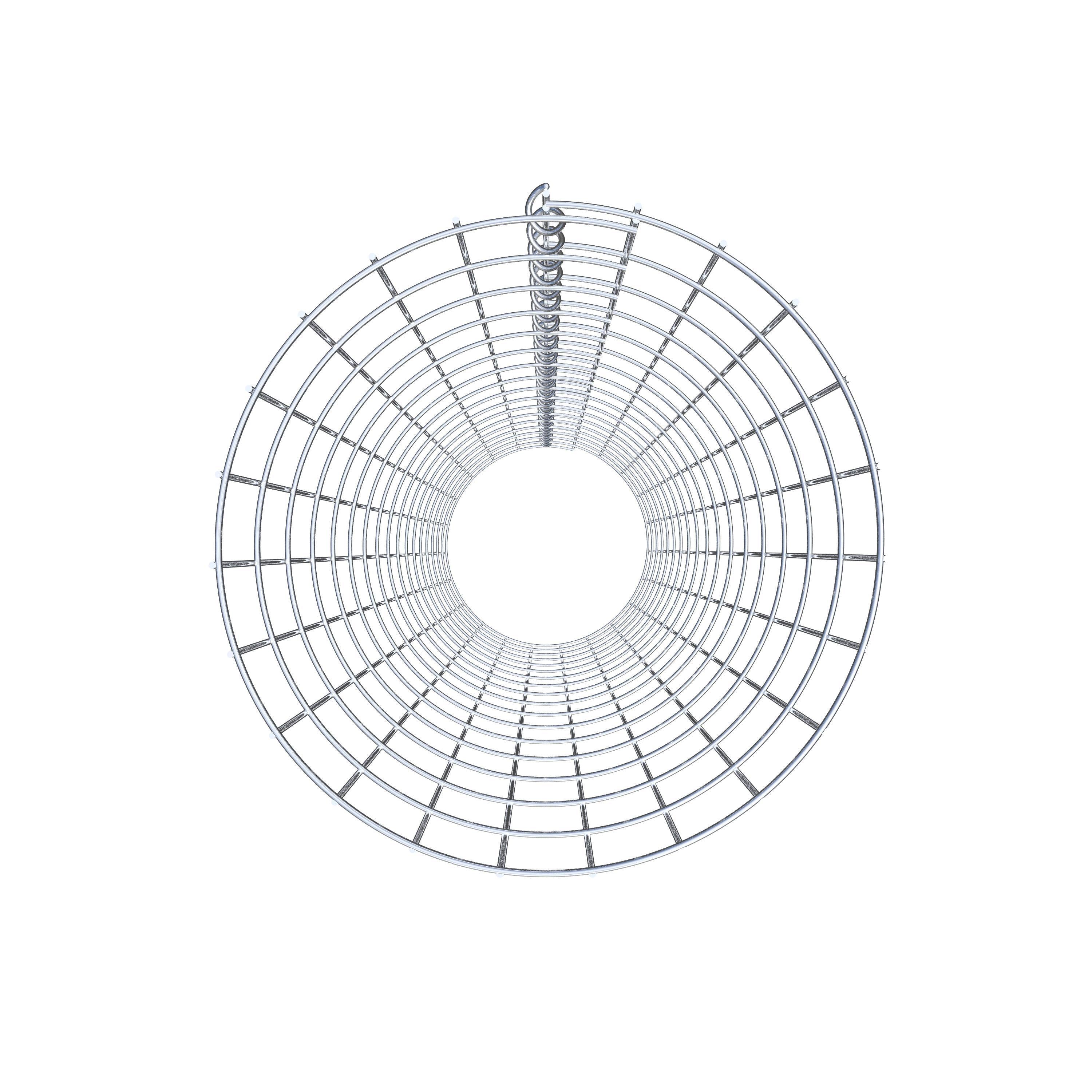 Schanskorf kolom diameter 37 cm, MW 5 x 10 cm rond