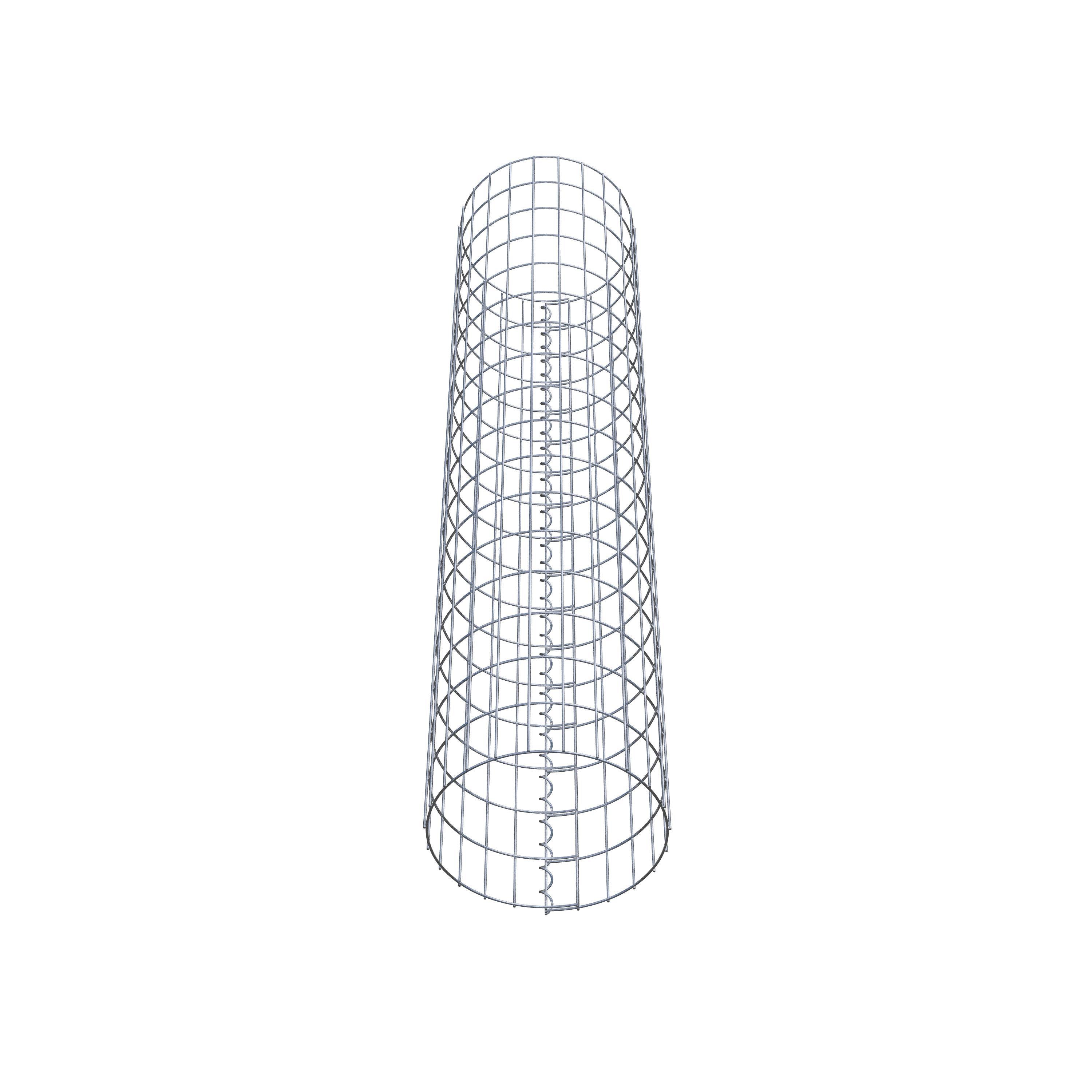 Schanskorf kolom diameter 37 cm, MW 5 x 10 cm rond