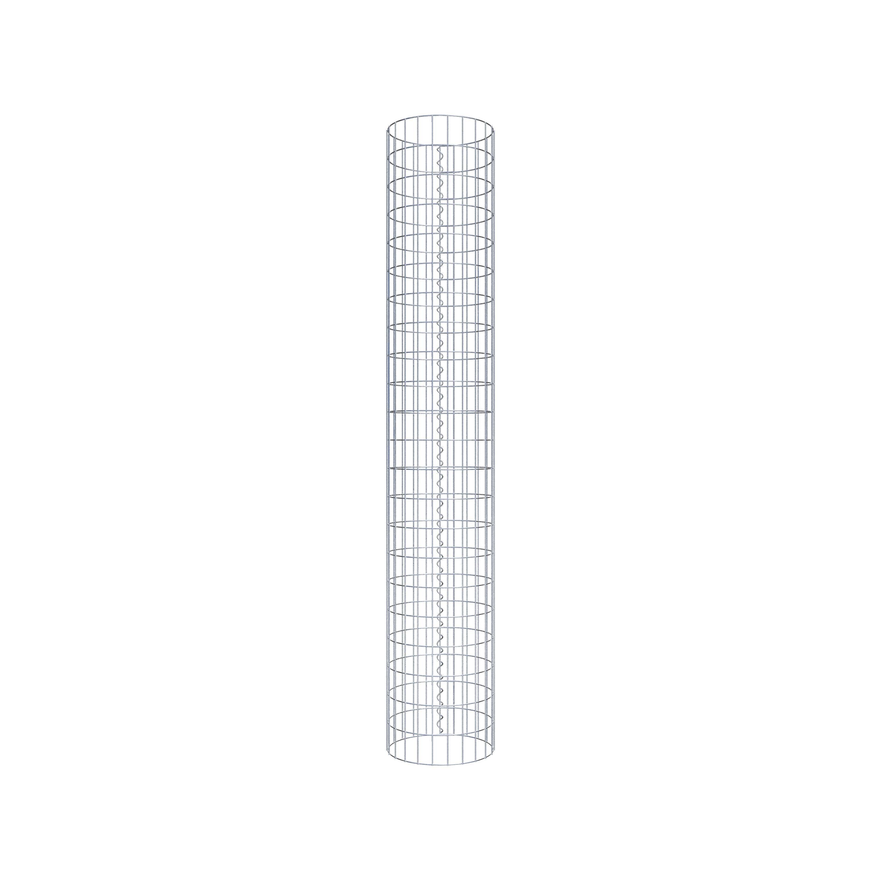 Colonne de gabion diamètre 37 cm, MW 5 x 10 cm rond