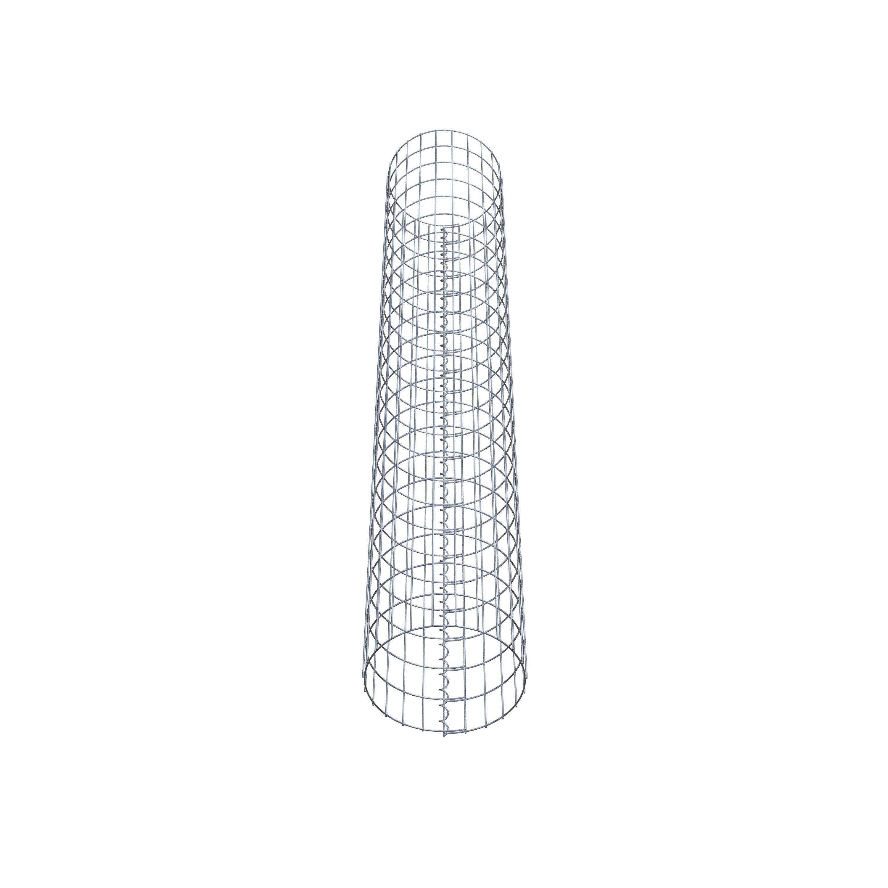 Schanskorf kolom diameter 37 cm, MW 5 x 10 cm rond