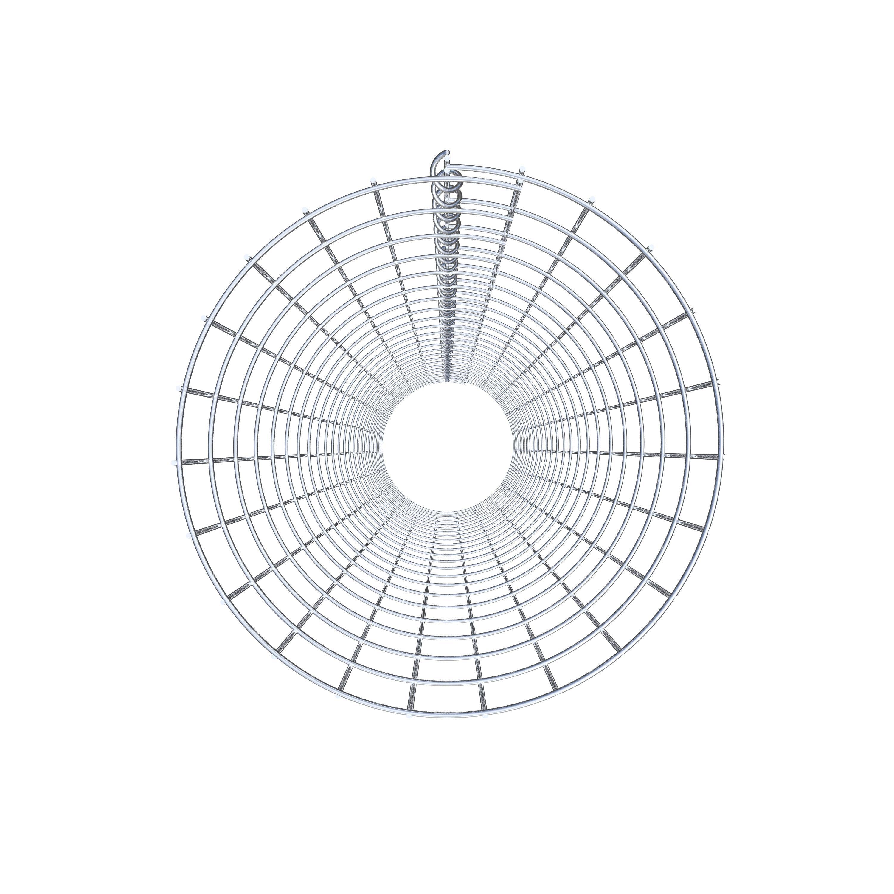 Schanskorf kolom diameter 37 cm, MW 5 x 10 cm rond