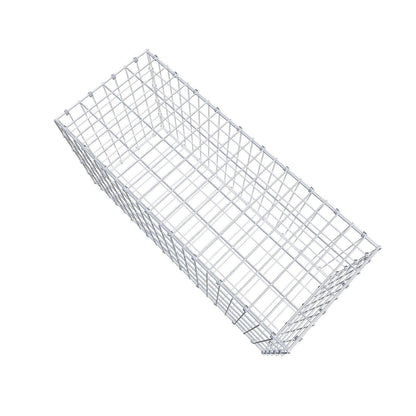 Gabion 100 cm x 50 cm x 40 cm (L x H x D), maskestørrelse 5 x 10 cm, spiralring