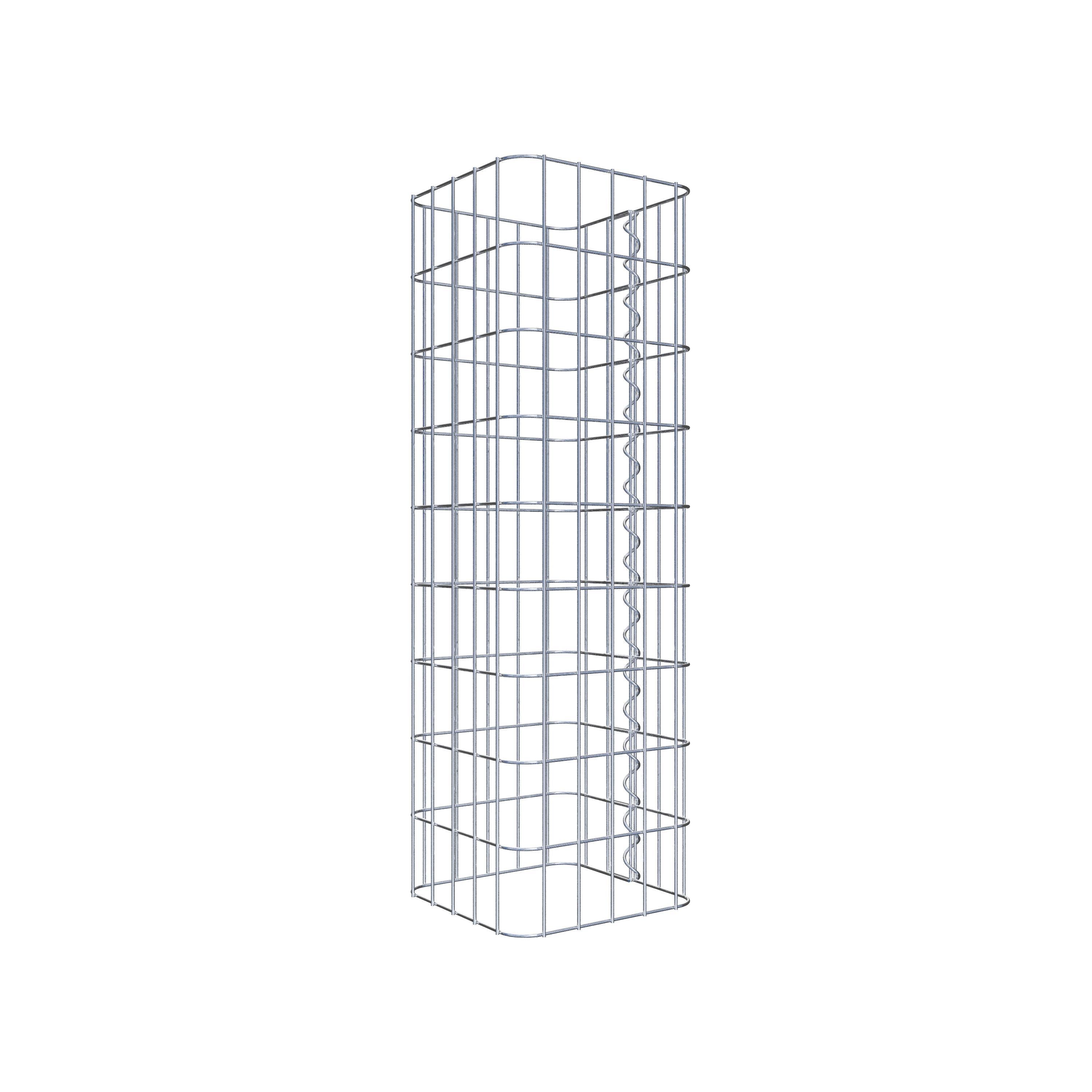 Colonne de gabion 27 x 27 cm, MW 5 x 10 cm carré