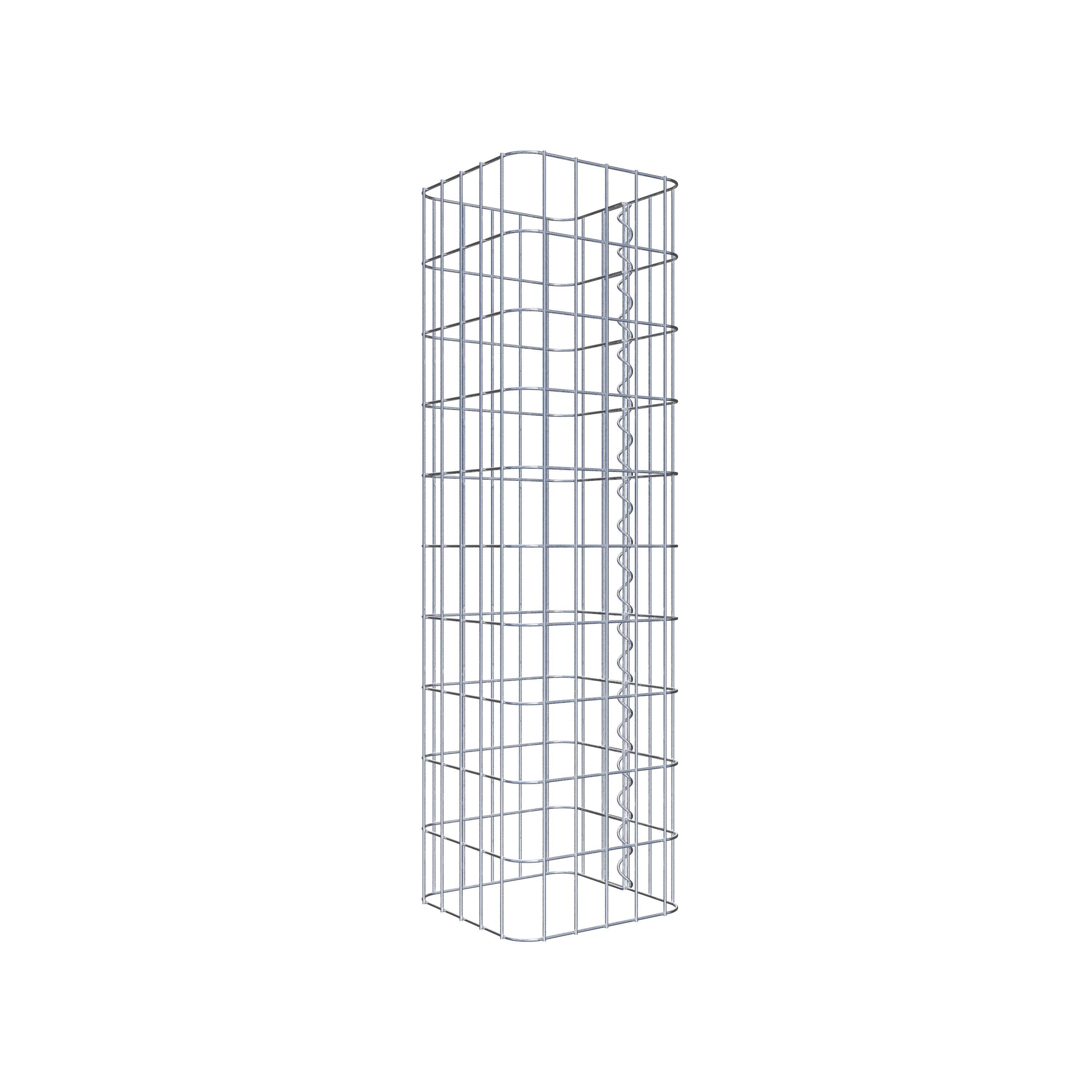 Colonne de gabion 27 x 27 cm, MW 5 x 10 cm carré