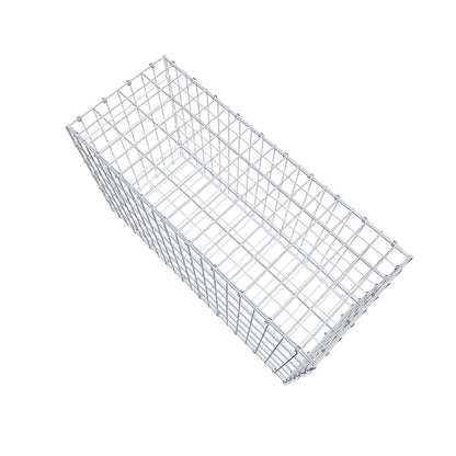 Gabion 100 cm x 60 cm x 40 cm (L x H x D), maskestørrelse 5 x 10 cm, spiralring