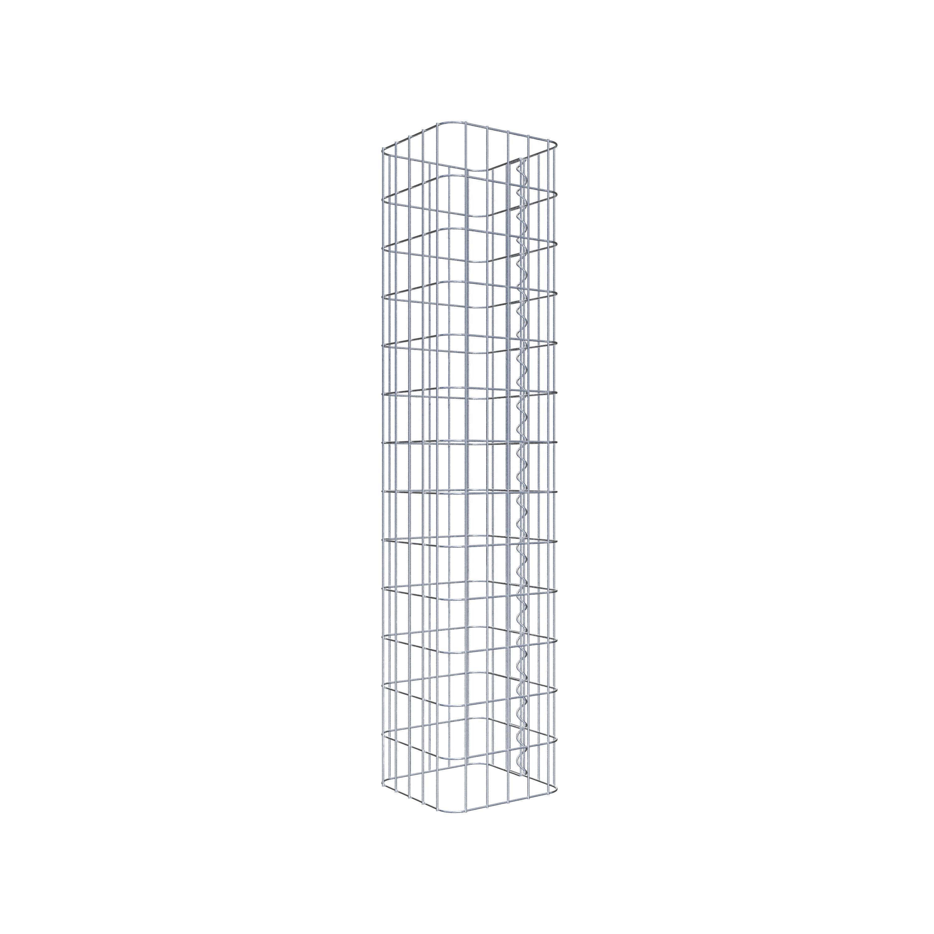 Colonne de gabion 27 x 27 cm, MW 5 x 10 cm carré