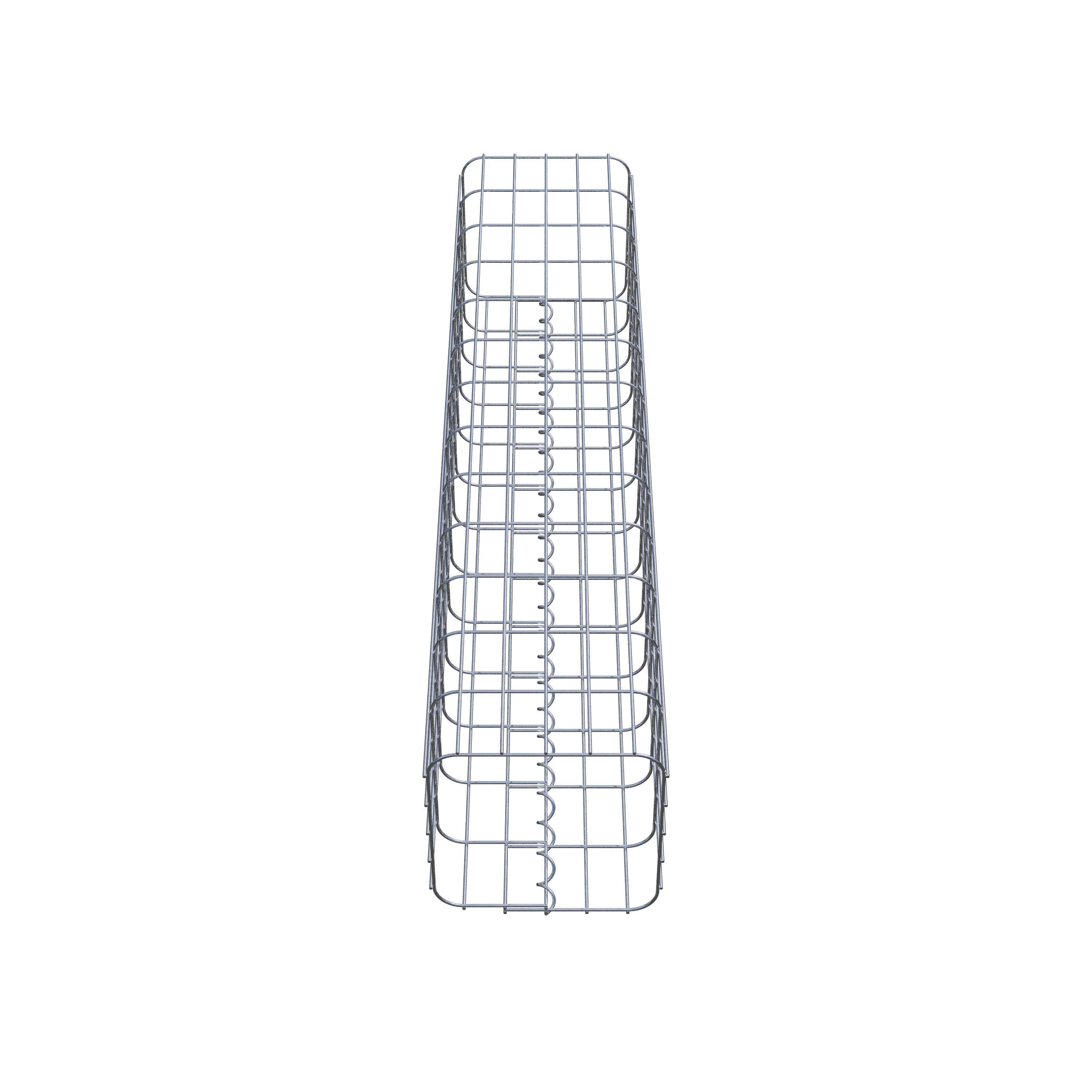 Colonne de gabion 27 x 27 cm, MW 5 x 10 cm carré