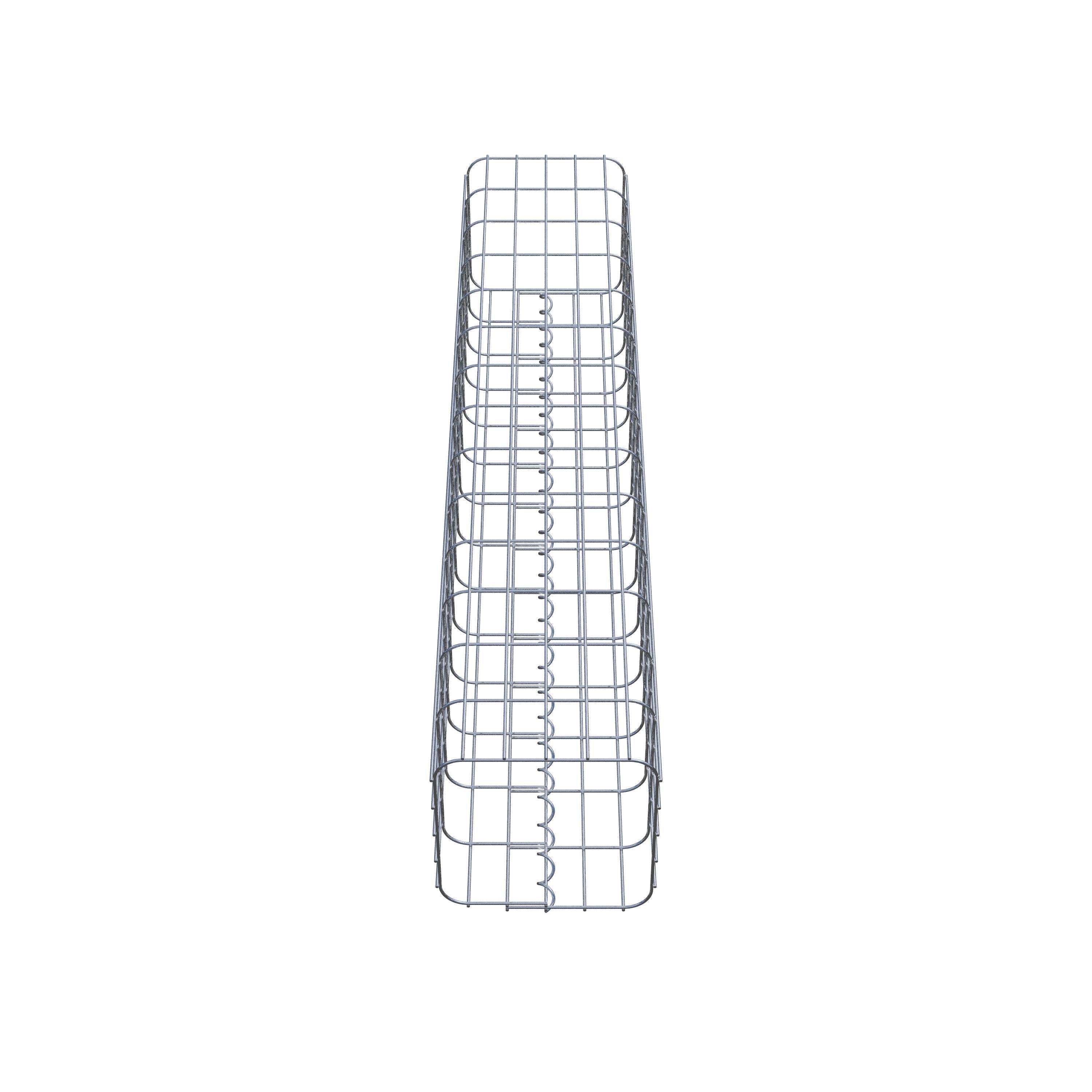 Colonne de gabion 27 x 27 cm, MW 5 x 10 cm carré