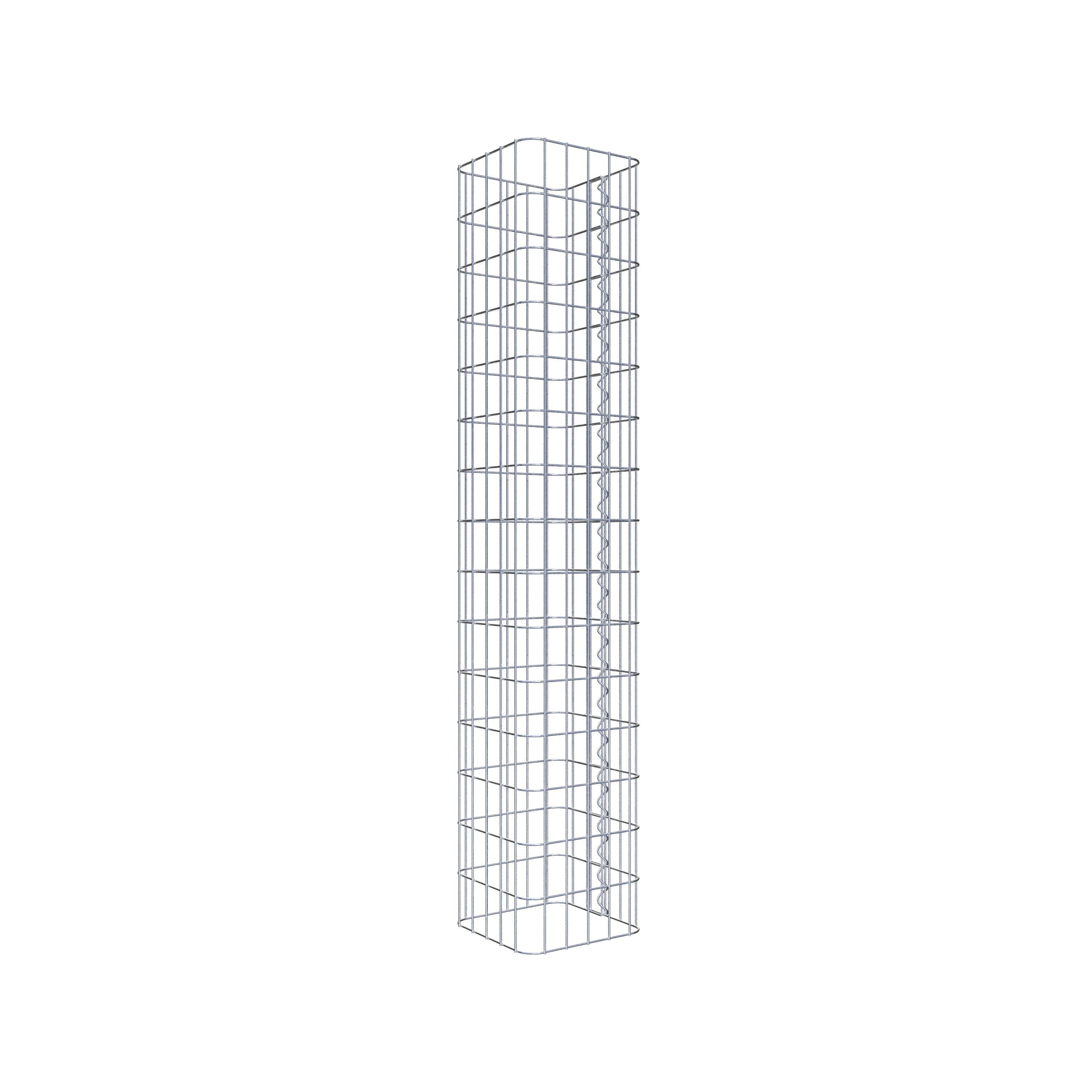 Colonne de gabion 27 x 27 cm, MW 5 x 10 cm carré