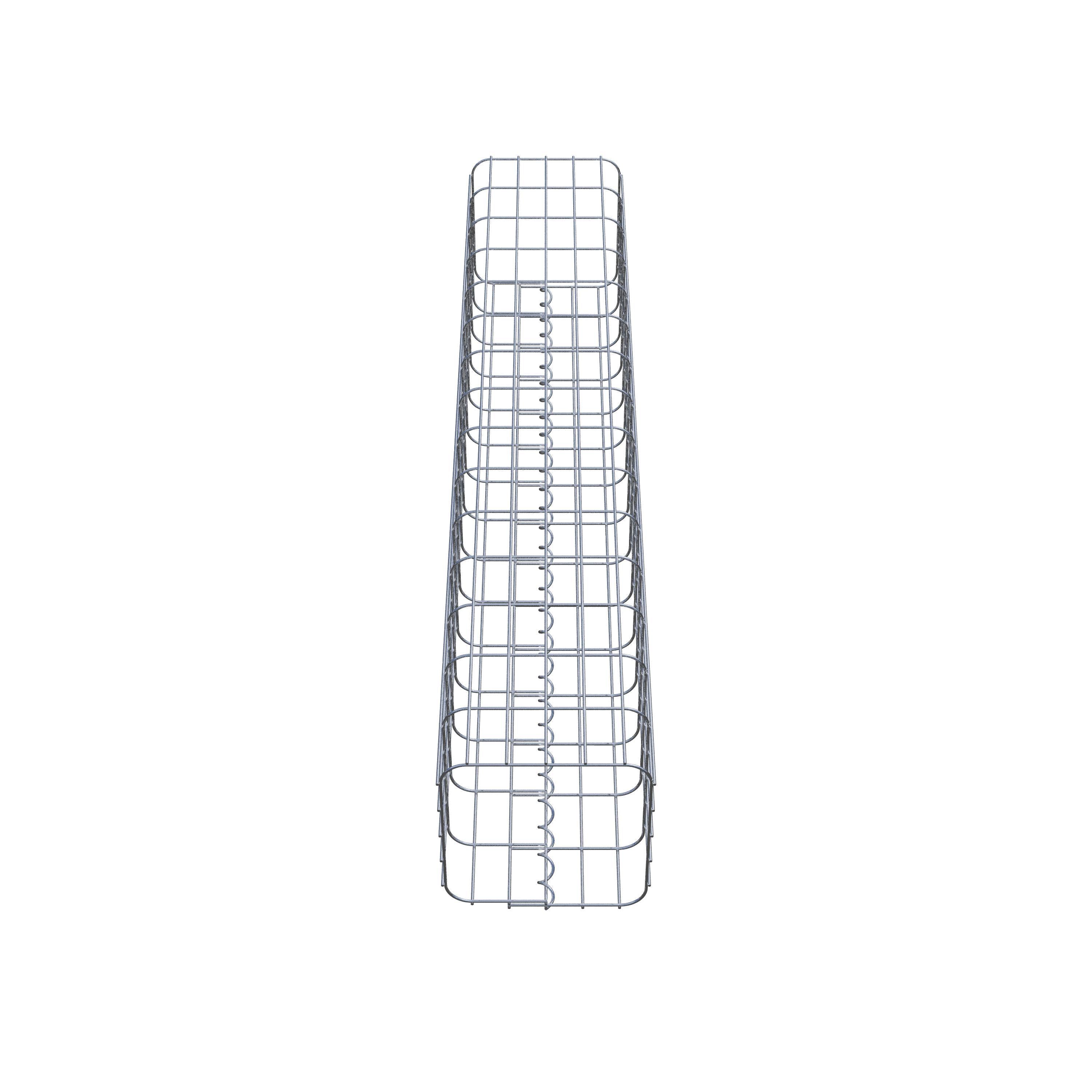 Colonne de gabion 27 x 27 cm, MW 5 x 10 cm carré