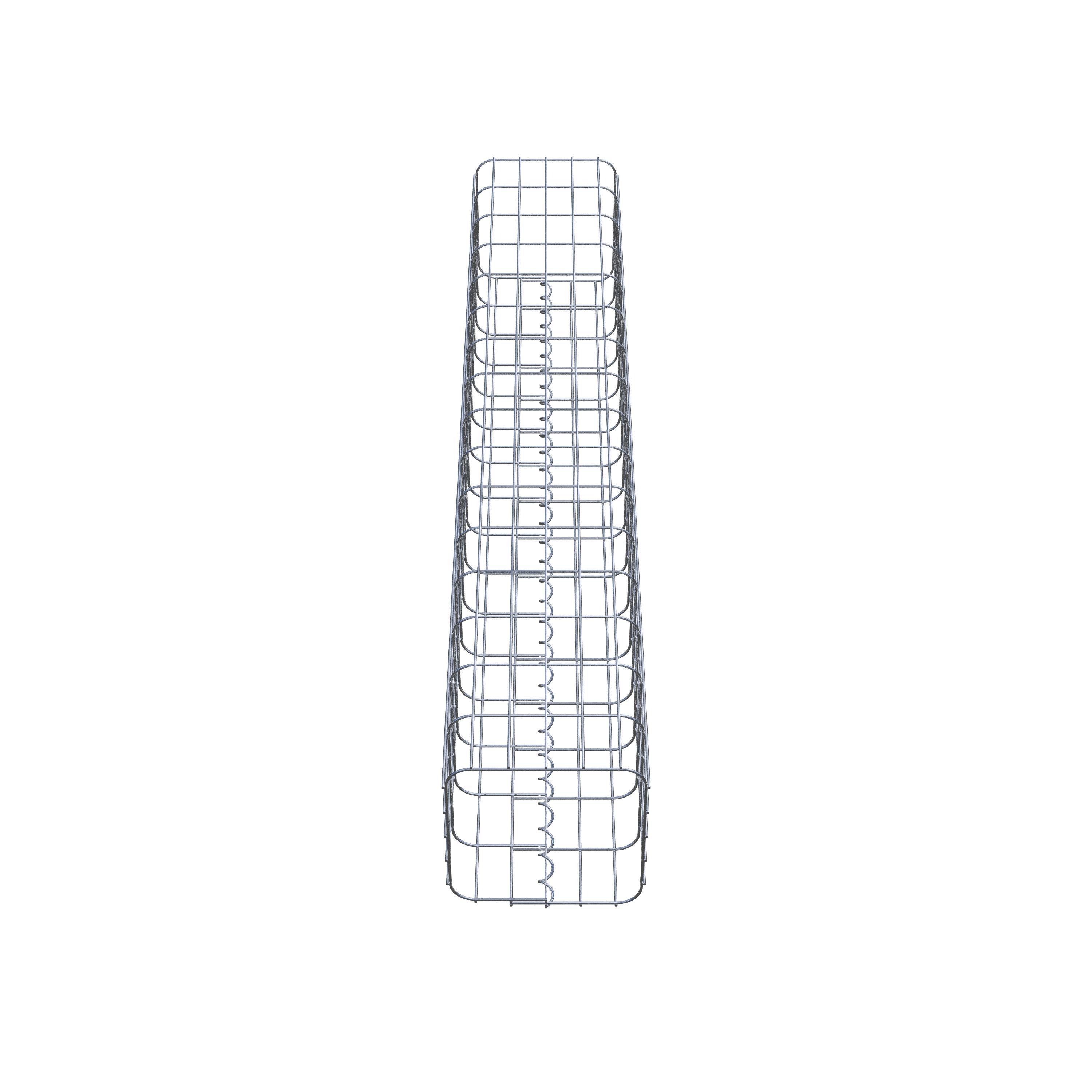 Colonne de gabion 27 x 27 cm, MW 5 x 10 cm carré