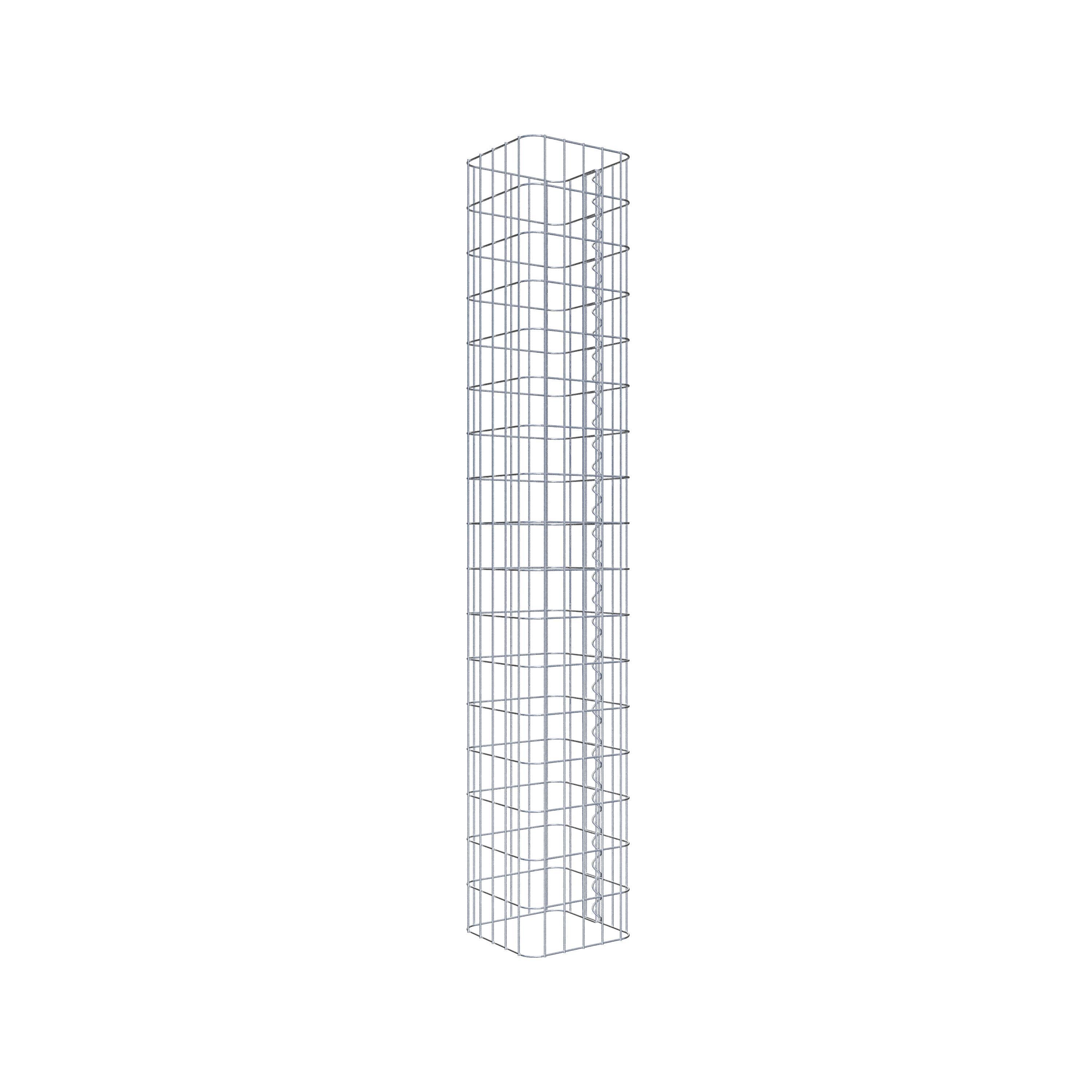 Colonne de gabion 27 x 27 cm, MW 5 x 10 cm carré