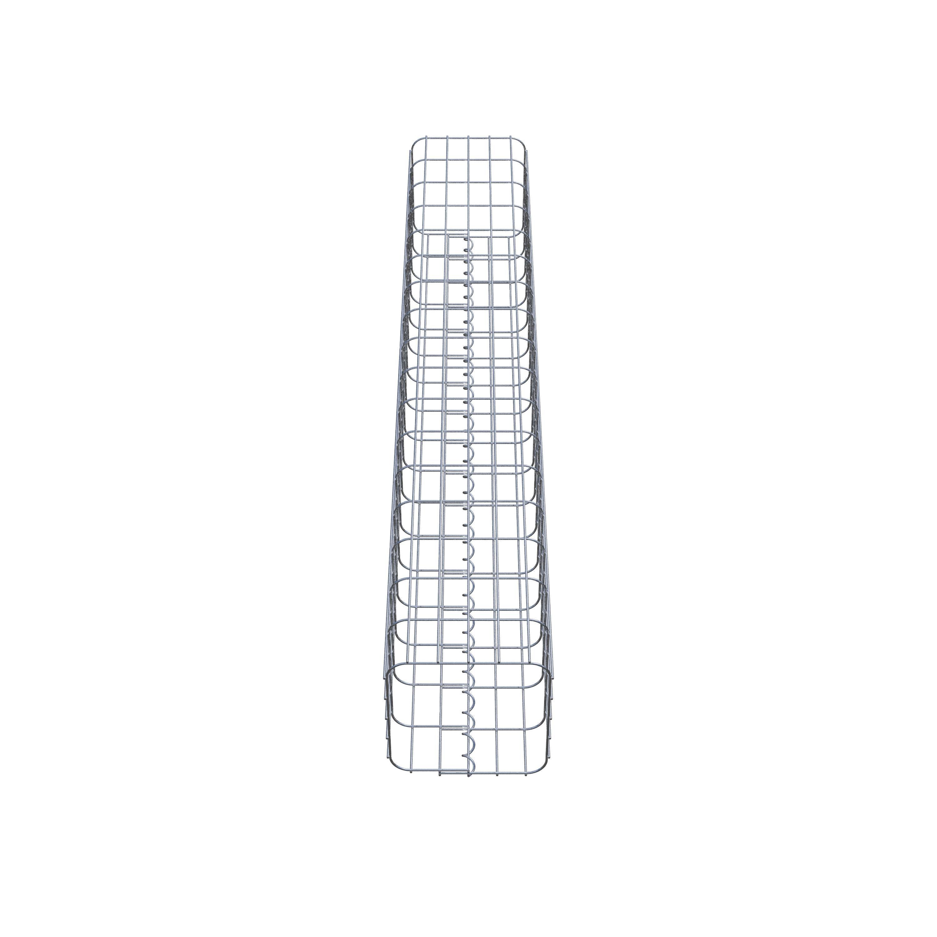 Colonne de gabion 27 x 27 cm, MW 5 x 10 cm carré