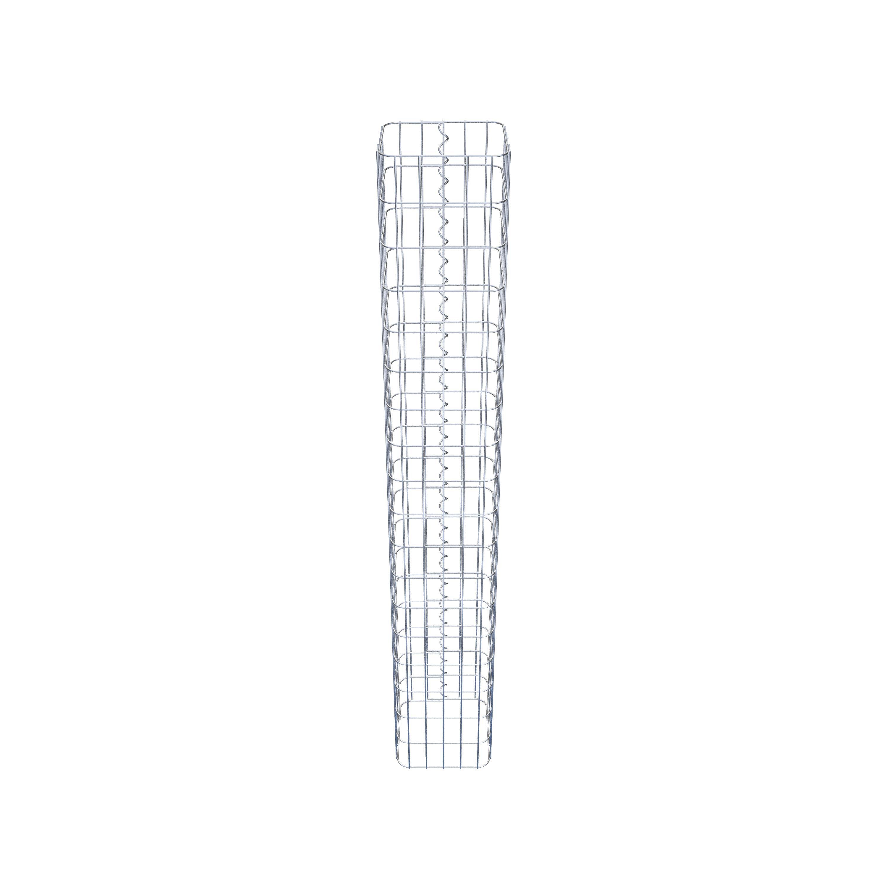 Colonne de gabion 27 x 27 cm, MW 5 x 10 cm carré