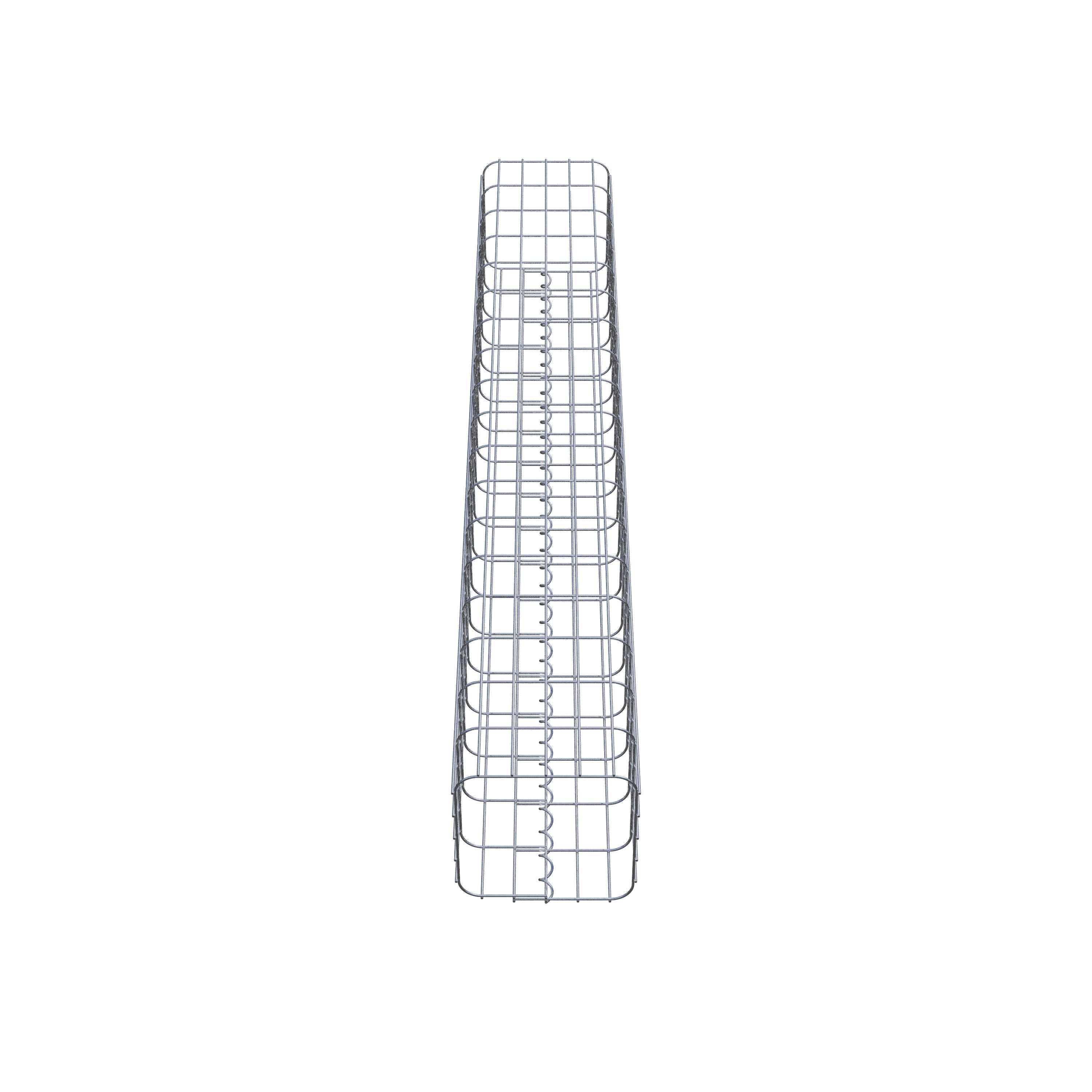 Colonne de gabion 27 x 27 cm, MW 5 x 10 cm carré