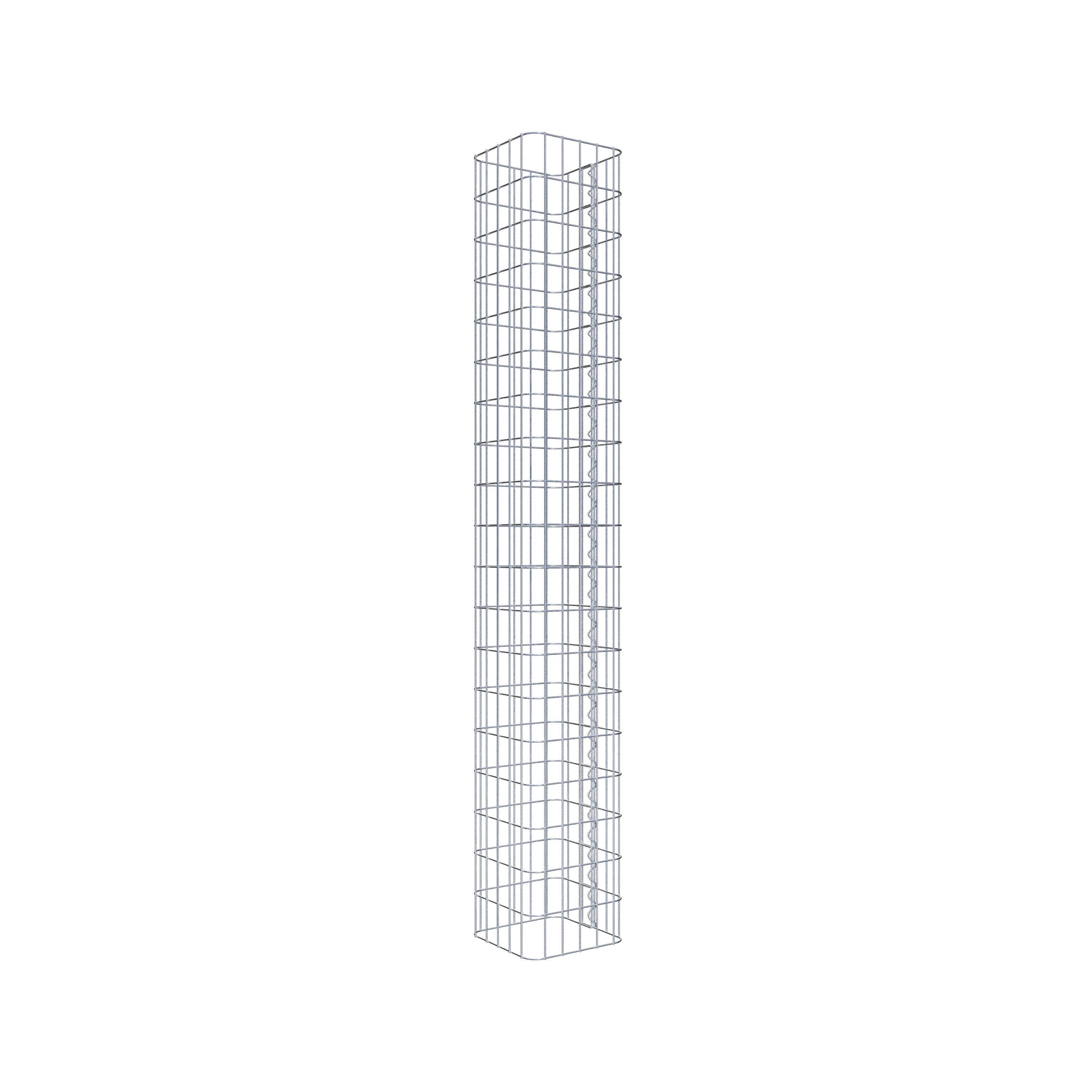 Colonne de gabion 27 x 27 cm, MW 5 x 10 cm carré