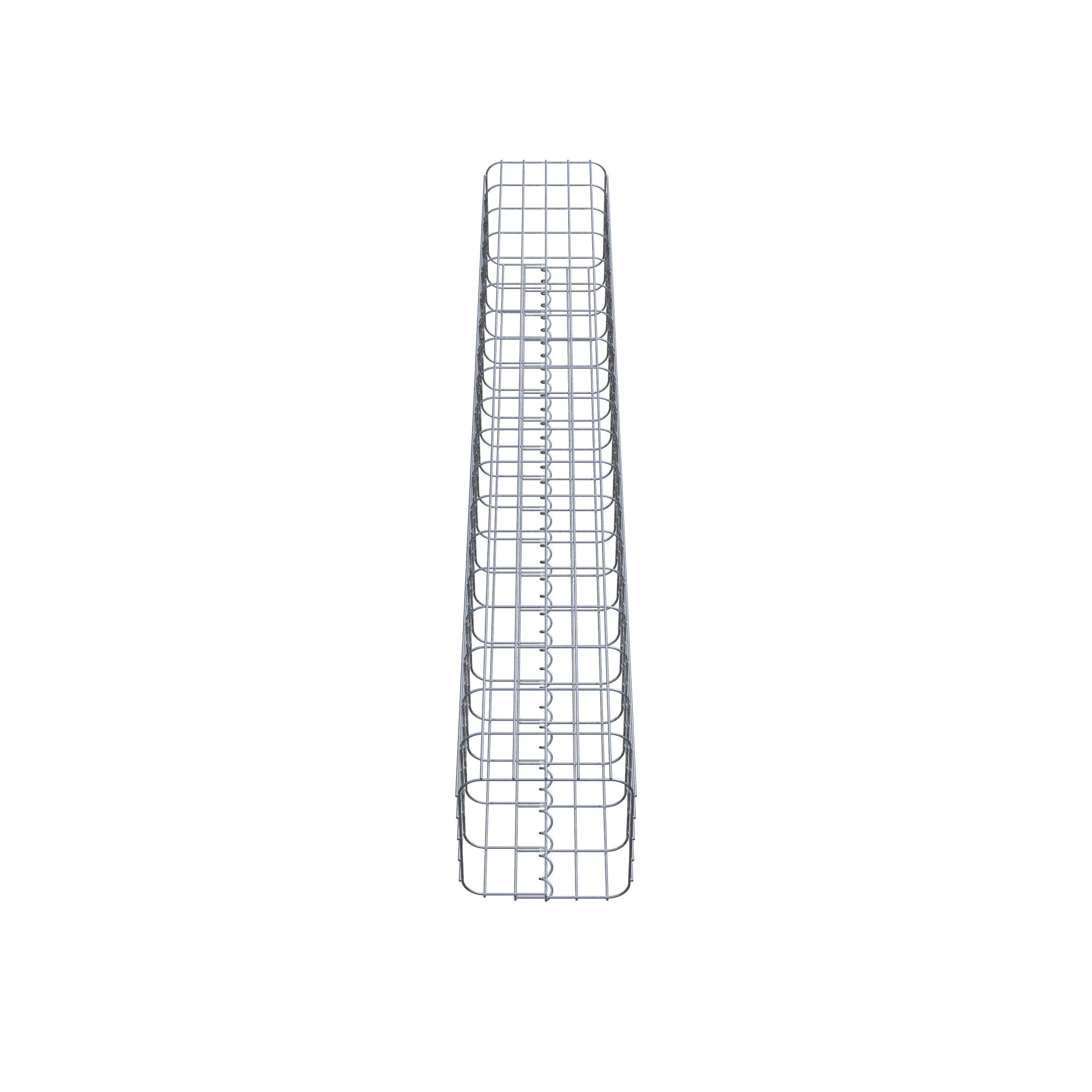 Colonne de gabion 27 x 27 cm, MW 5 x 10 cm carré