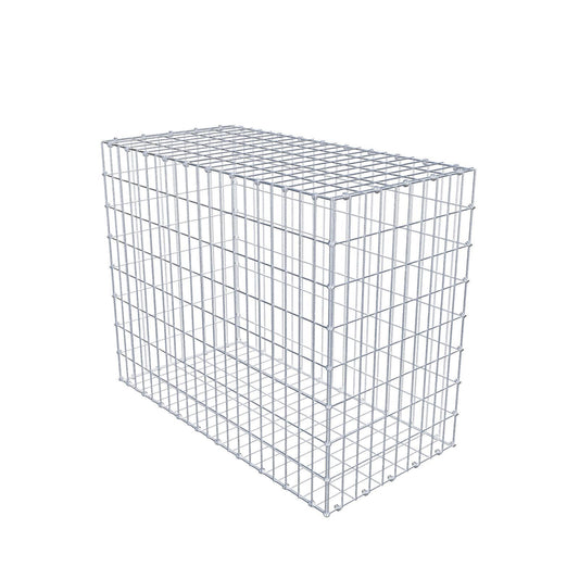 Gabion 100 cm x 80 cm x 50 cm (L x H x P), mailles 5 x 10 cm, anneau en spirale