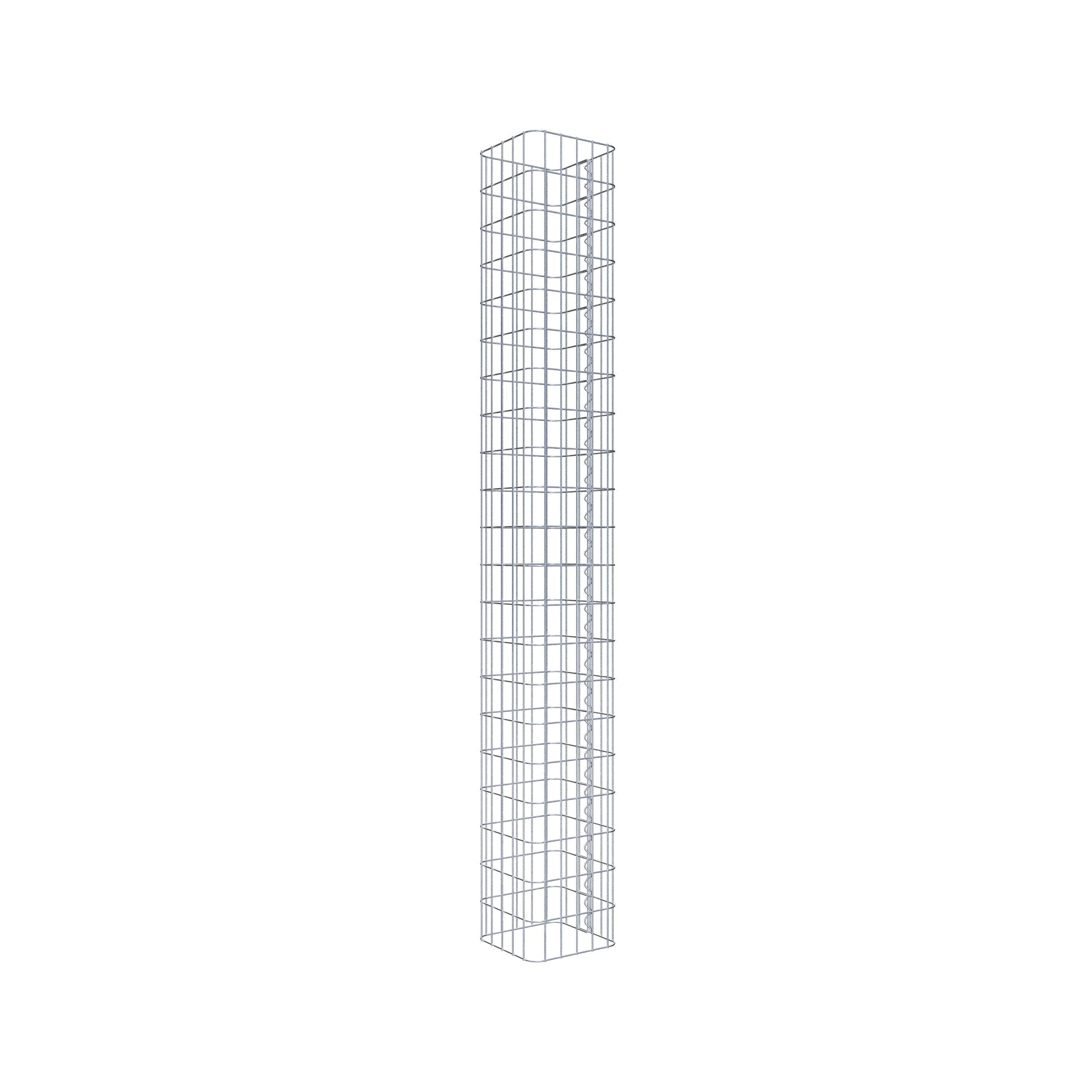 Colonne de gabion 27 x 27 cm, MW 5 x 10 cm carré