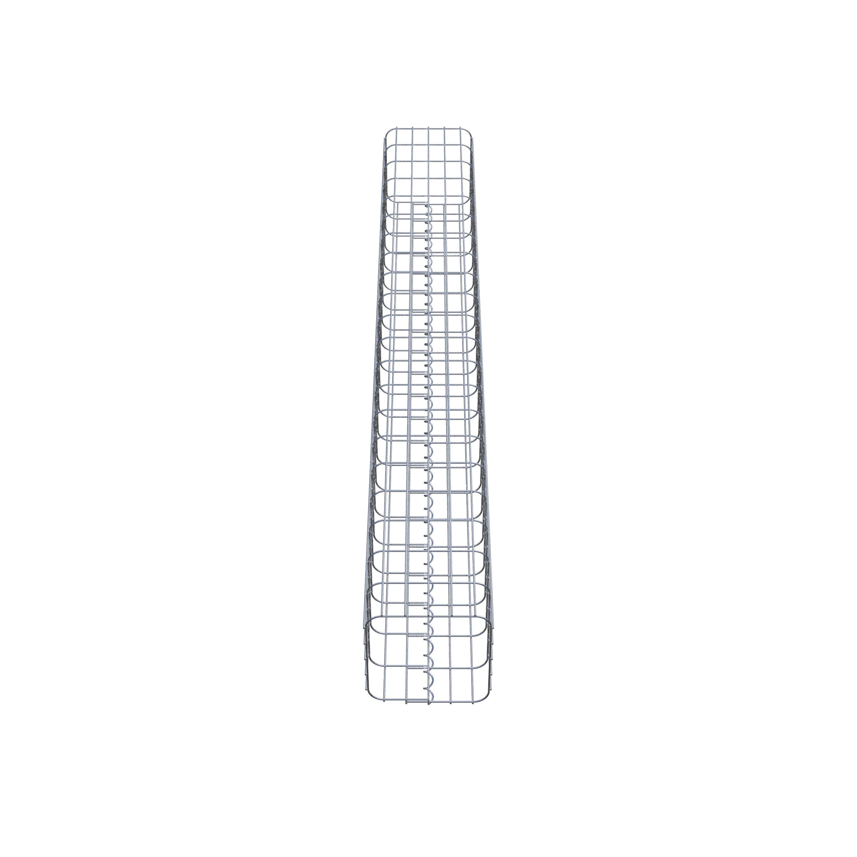 Colonne de gabion 27 x 27 cm, MW 5 x 10 cm carré