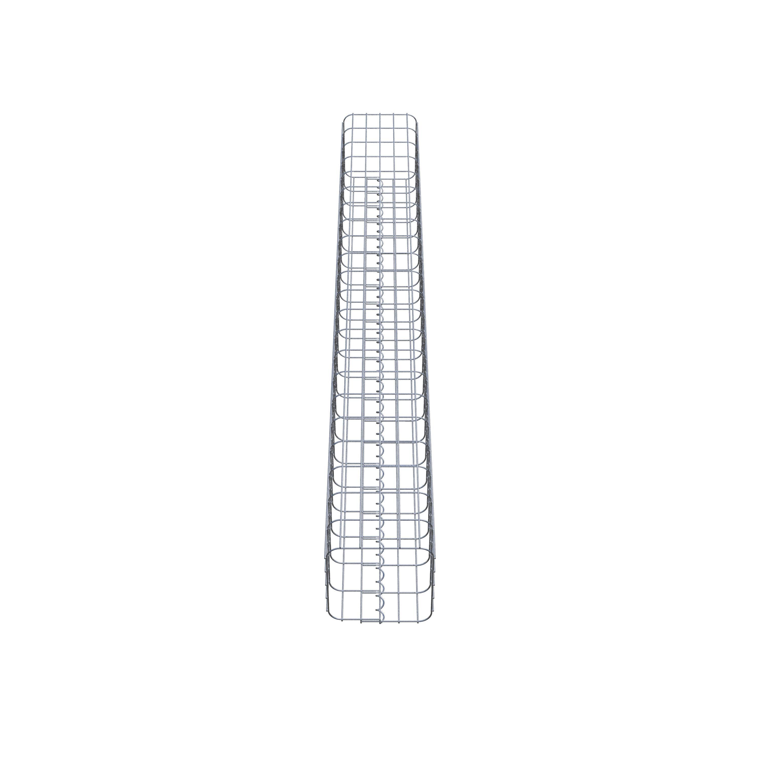 Colonne de gabion 27 x 27 cm, MW 5 x 10 cm carré