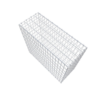 Gabion 100 cm x 90 cm x 40 cm (L x H x P), mailles 5 x 10 cm, anneau en spirale
