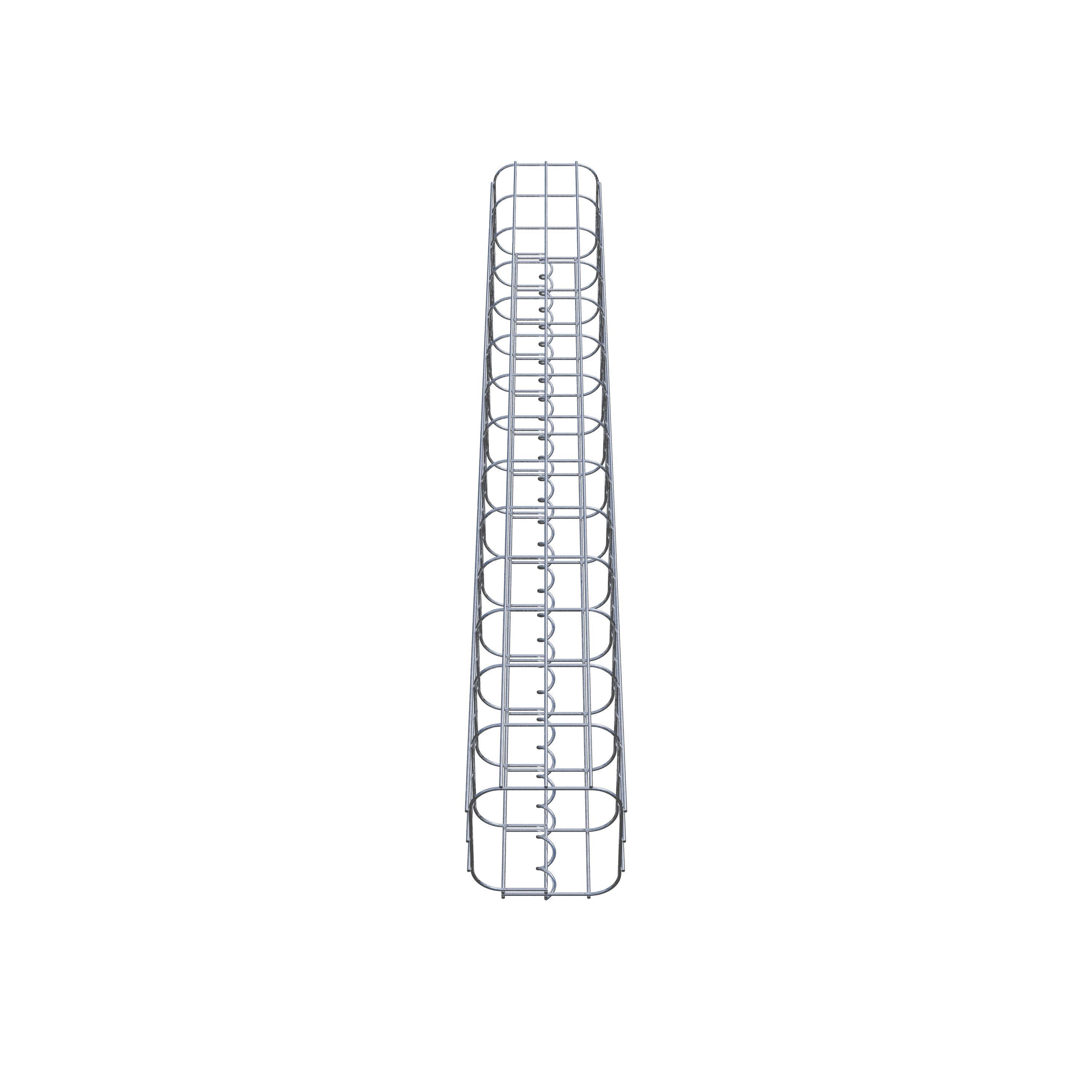 Colonne de gabion 17 x 17 cm, MW 5 x 10 cm carré