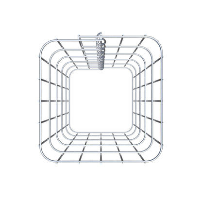 Coluna de gabião 27 x 27 cm, MW 5 x 10 cm quadrado