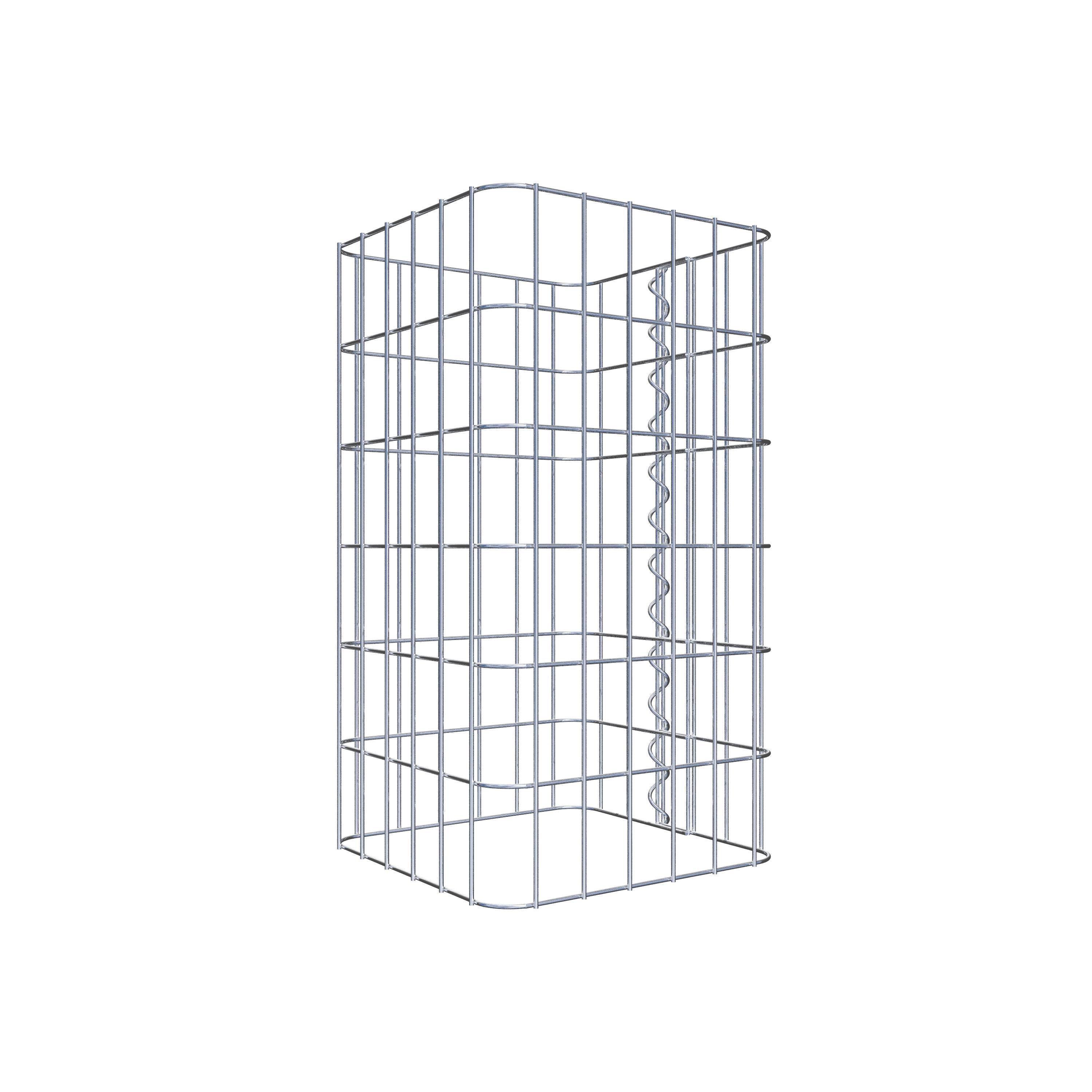 Colonne de gabion 32 x 32 cm, MW 5 x 10 cm carré