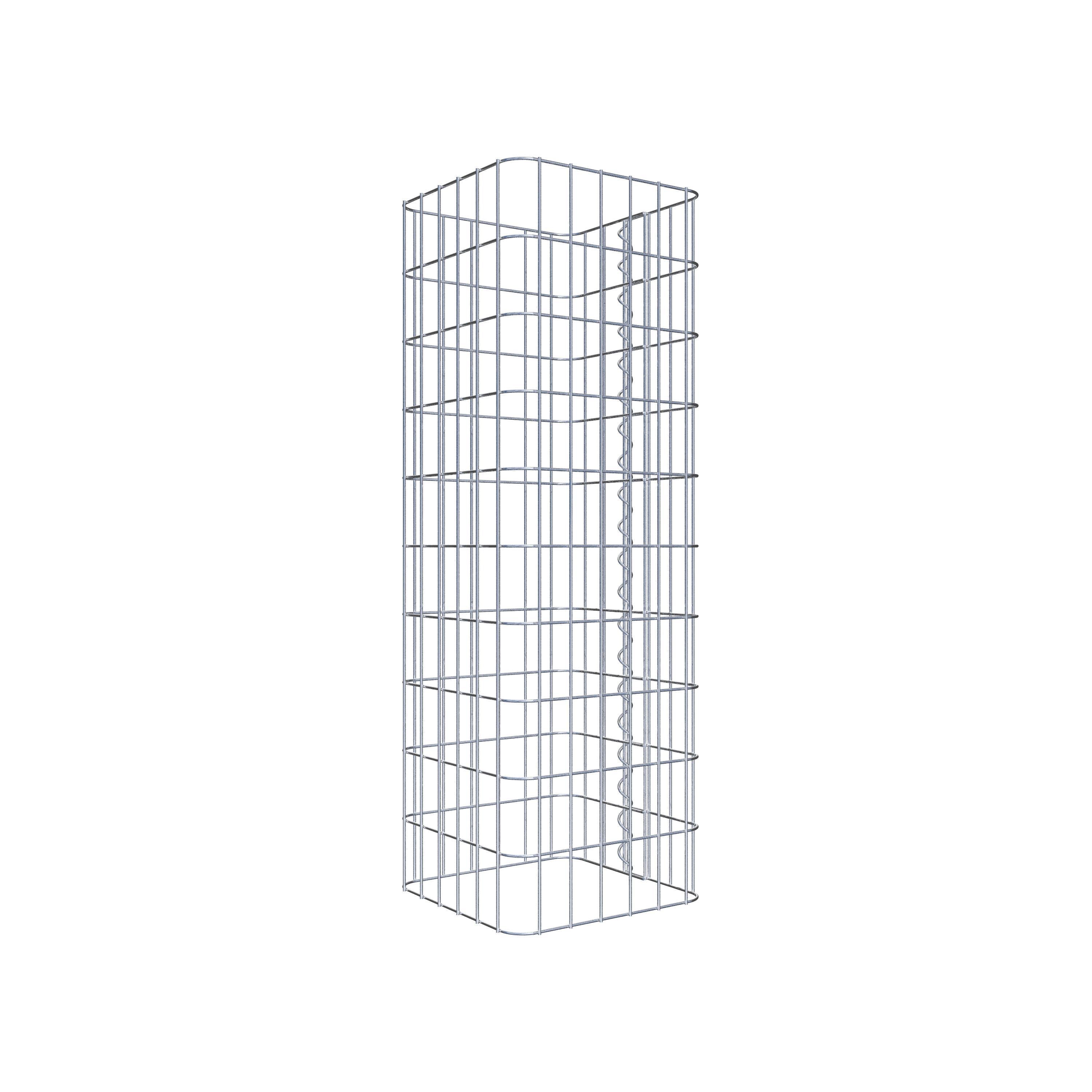 Gabion column 32 x 32 cm, MW 5 x 10 cm square