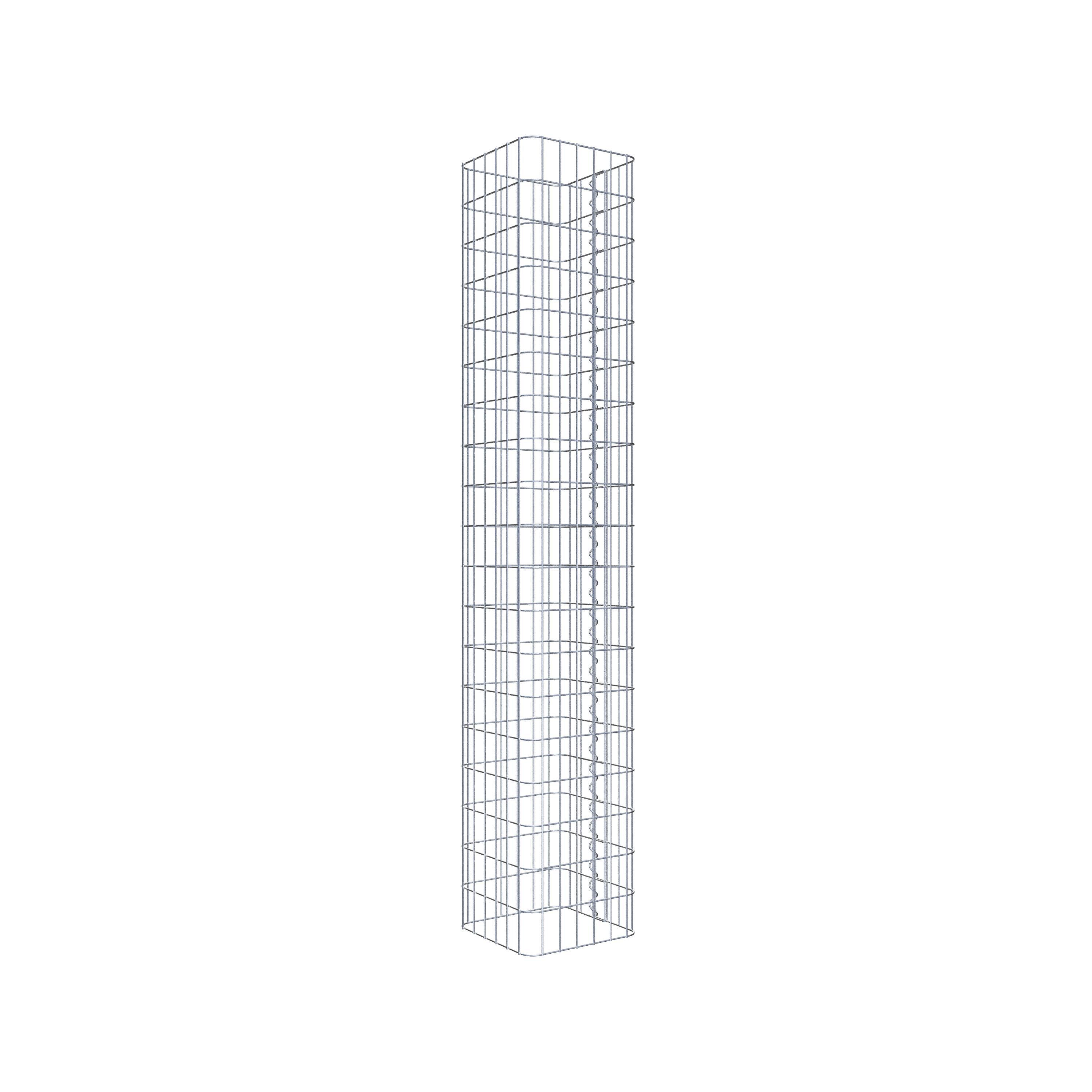 Colonne de gabion 32 x 32 cm, MW 5 x 10 cm carré