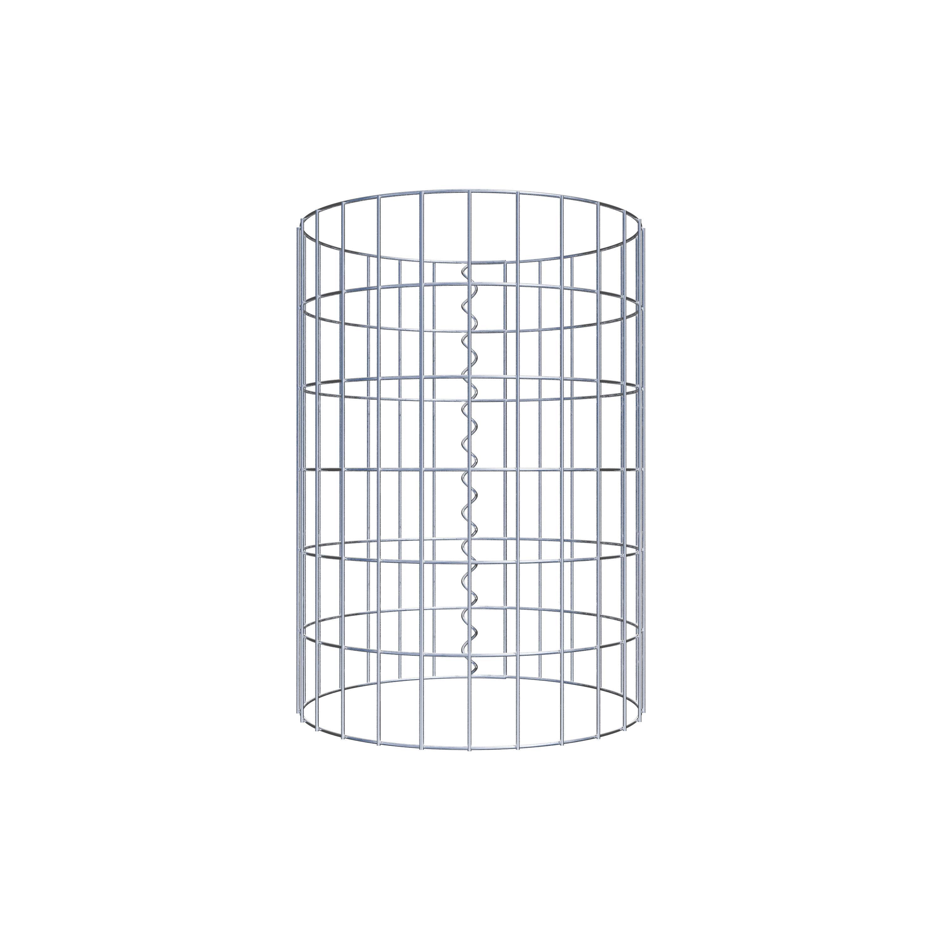 Gabionsøjle diameter 42 cm, MW 5 x 10 cm rund