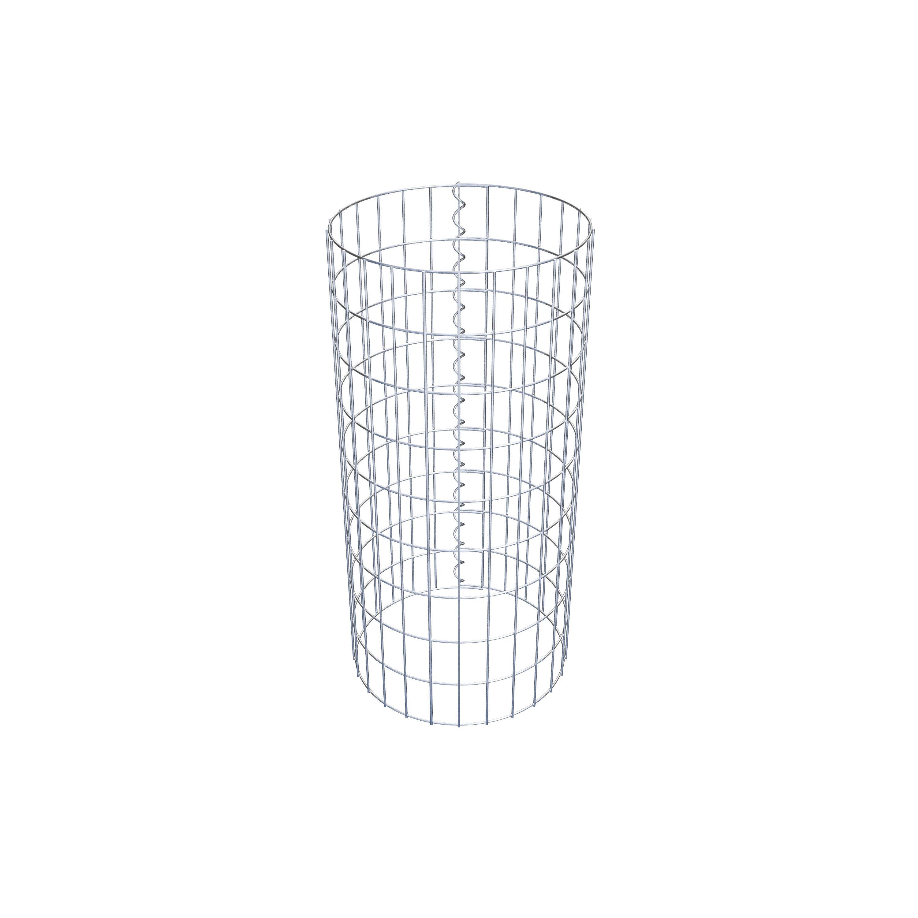 Gabionsøjle diameter 42 cm, MW 5 x 10 cm rund