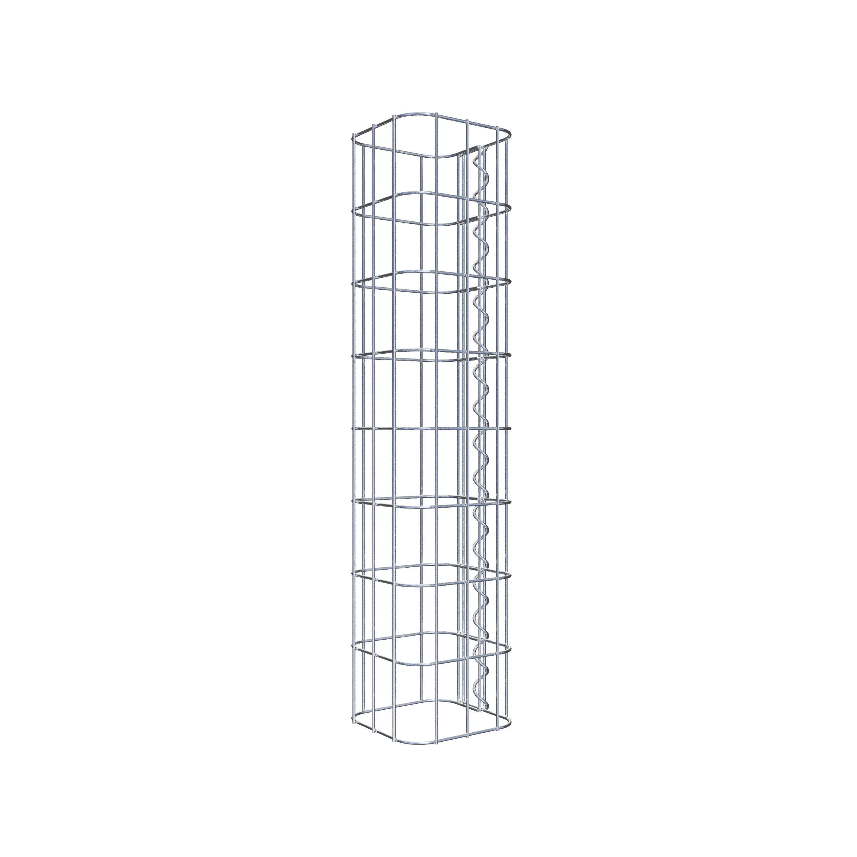 Colonne de gabion 17 x 17 cm, MW 5 x 10 cm carré