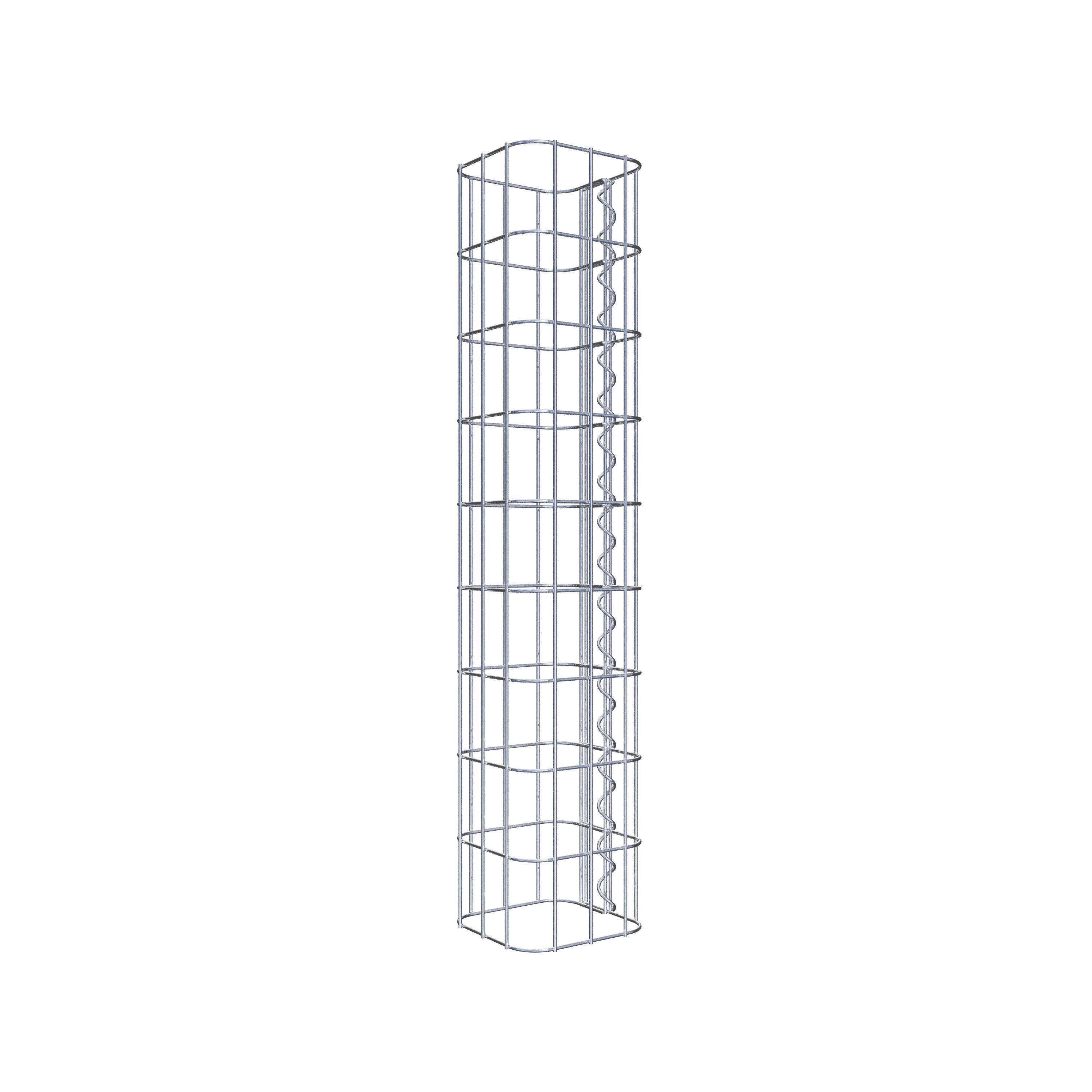 Colonne de gabion 17 x 17 cm, MW 5 x 10 cm carré